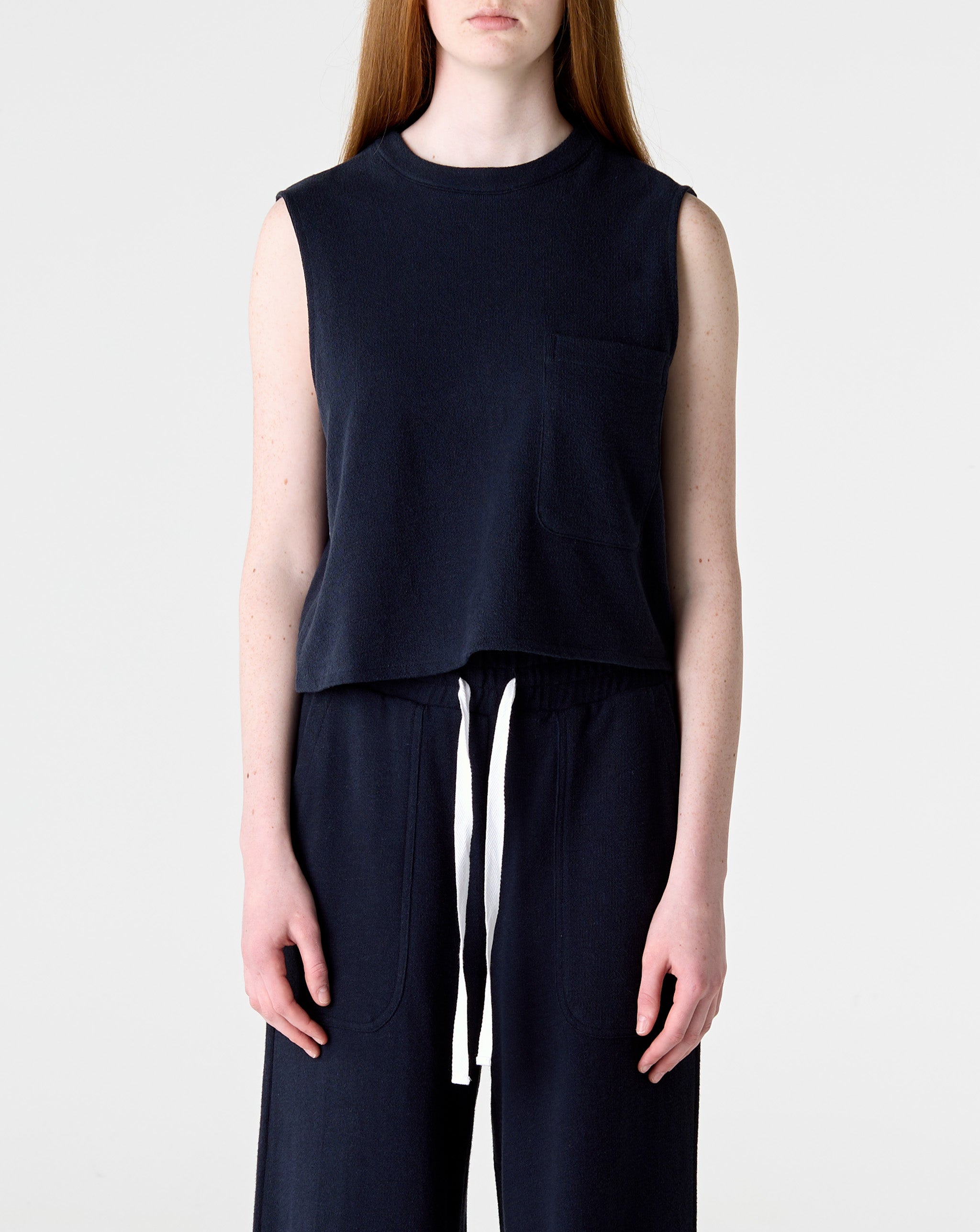 Cropped Muscle Tank