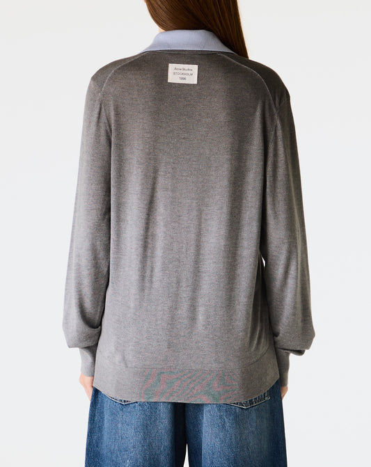 L/S Knit Double Polo