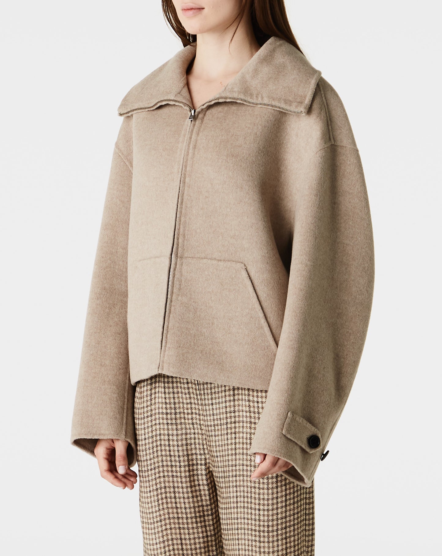 Double Face Zip Jacket
