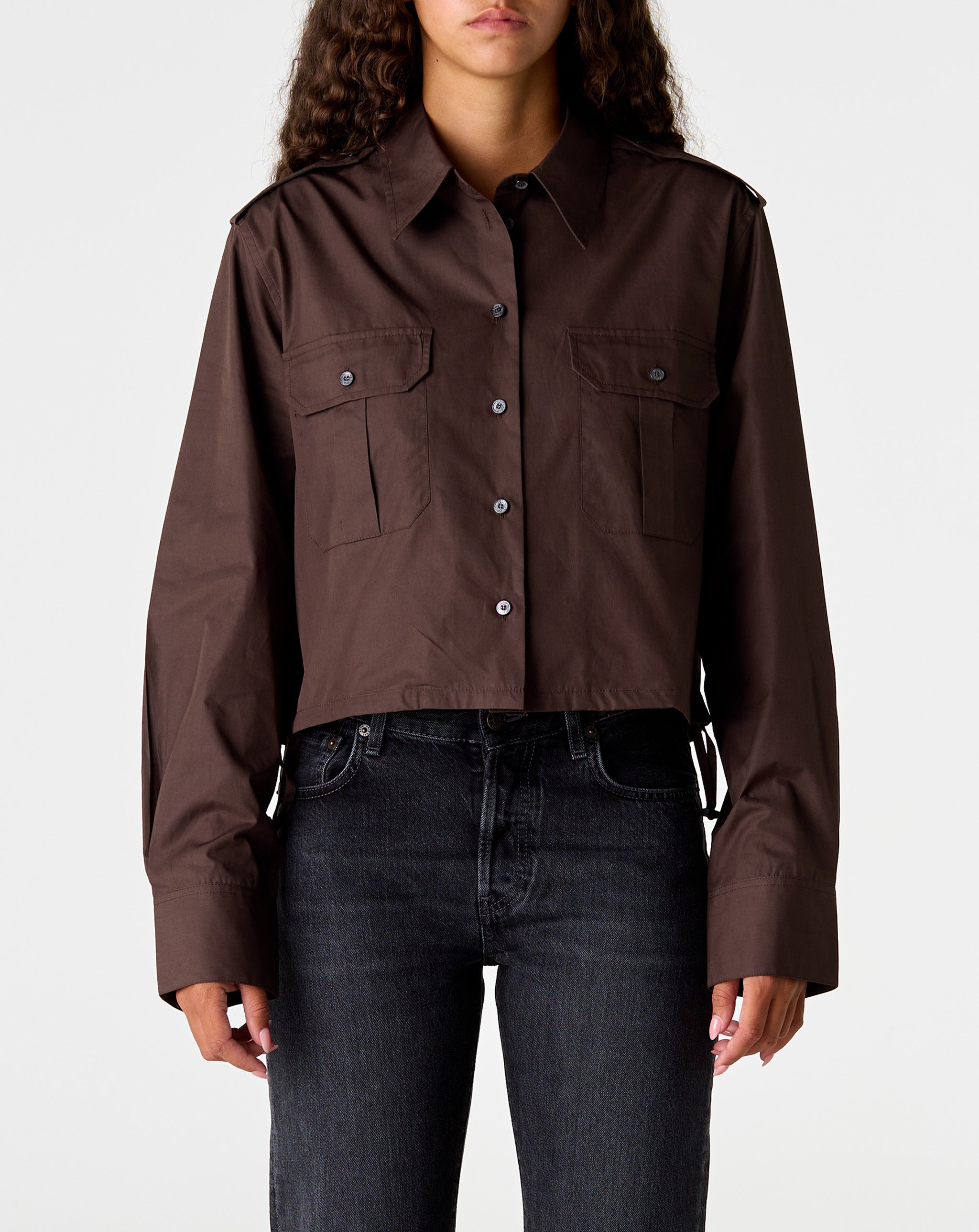 Poplin Military Shirt