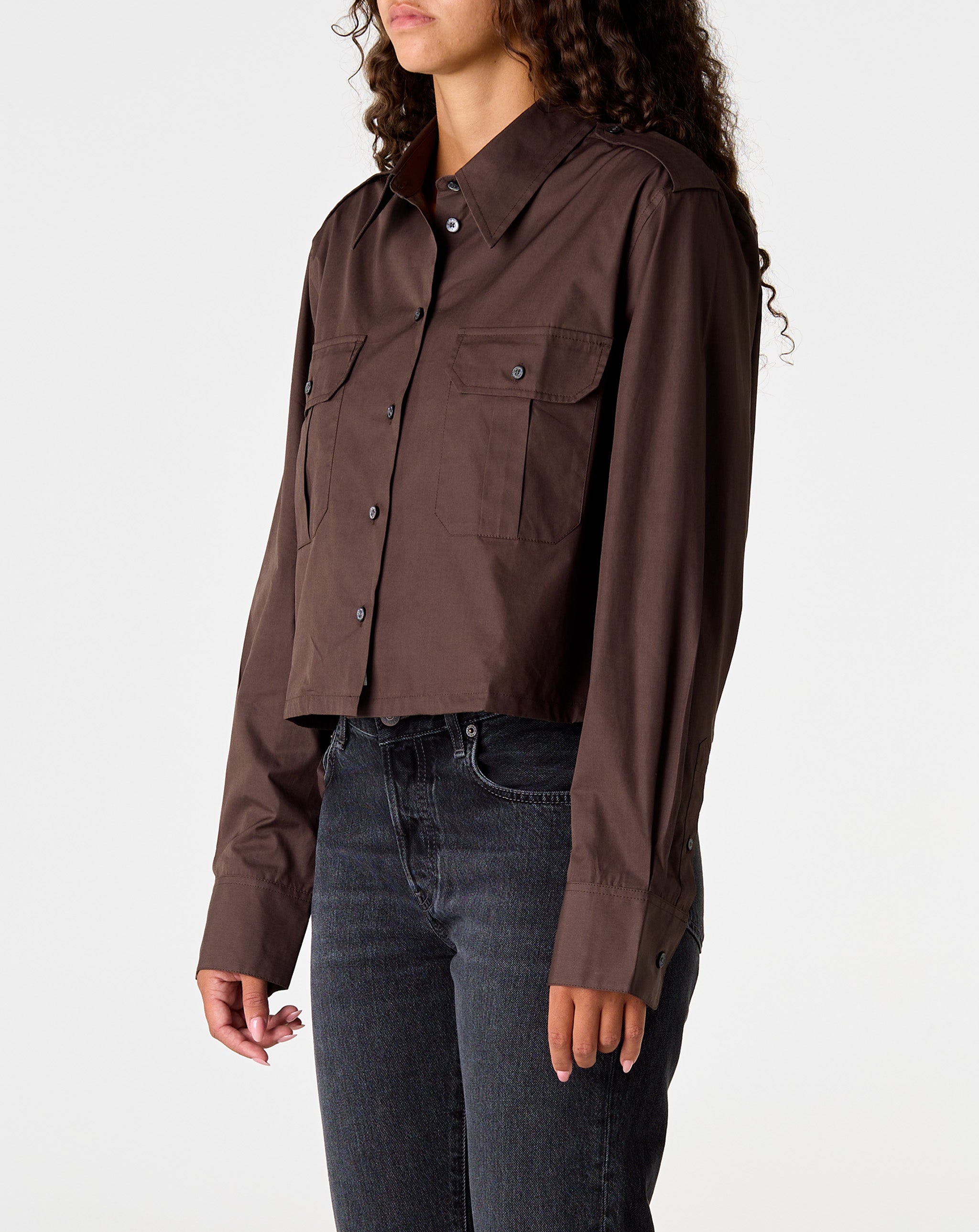 Poplin Military Shirt