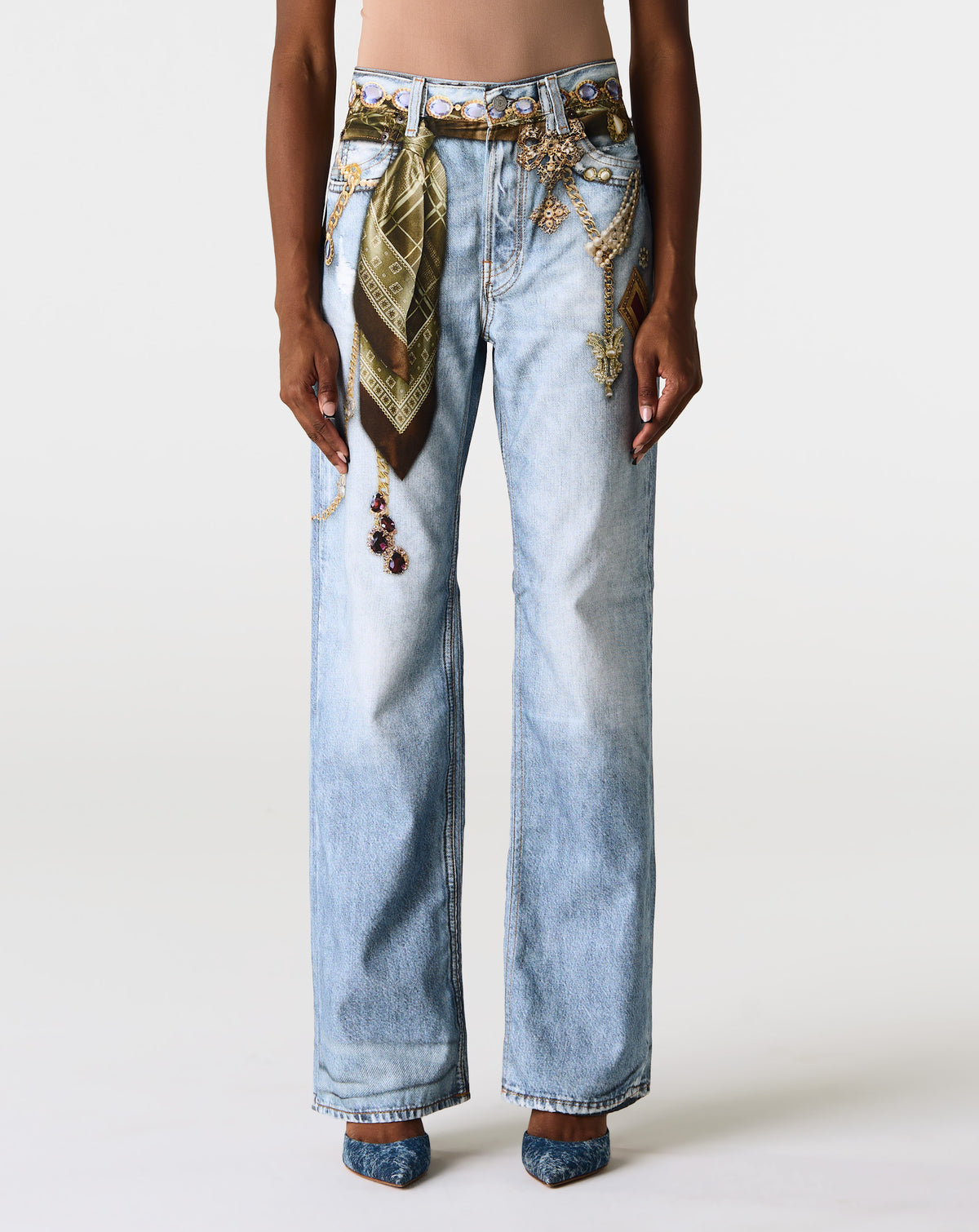 Printed Jean