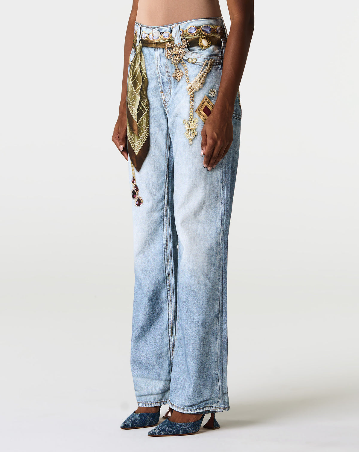 Printed Jean