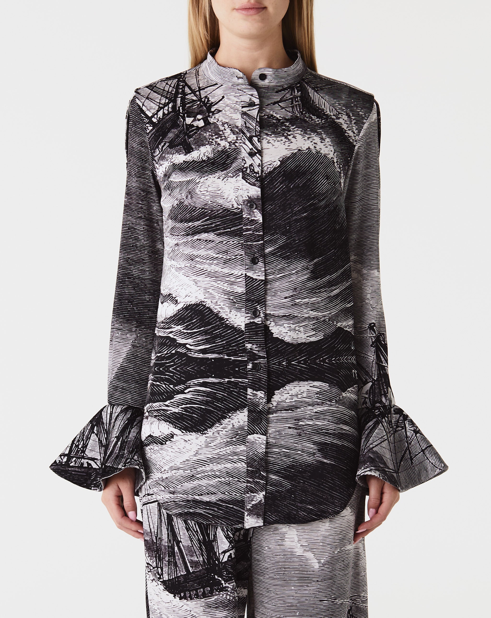 Ship Wreck Flute Cuff Shirt