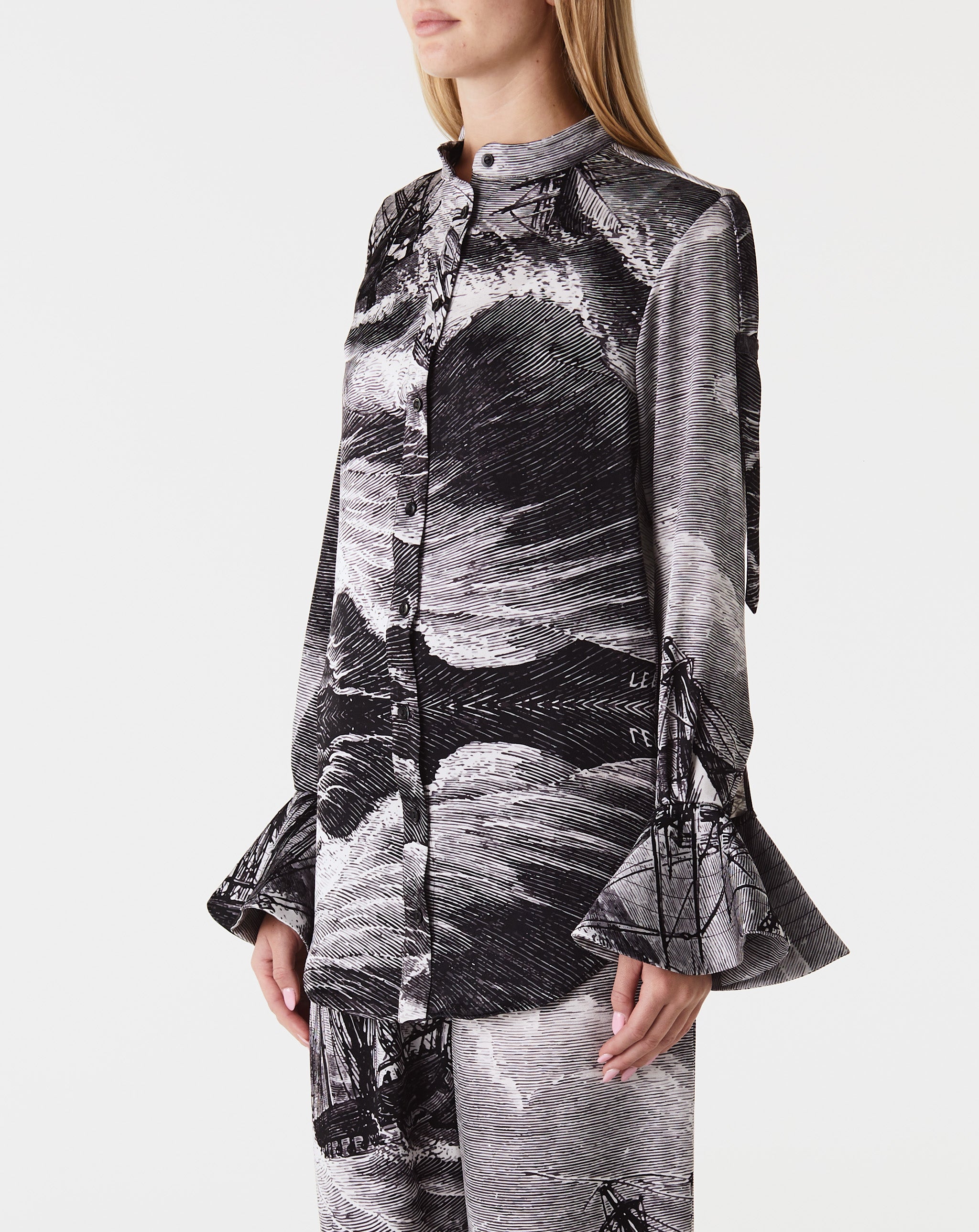 Ship Wreck Flute Cuff Shirt