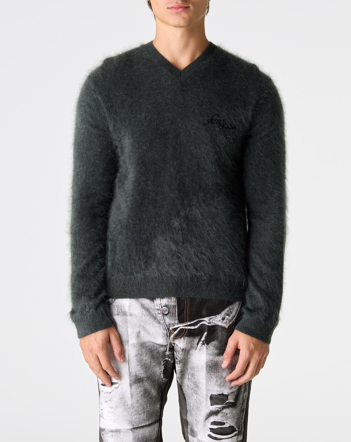 Angora V-Neck