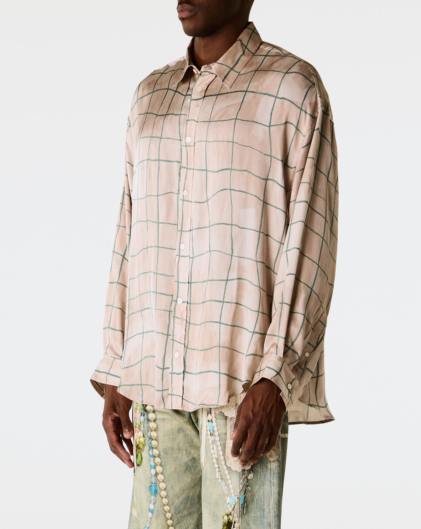 Wavy Plaid L/S Shirt