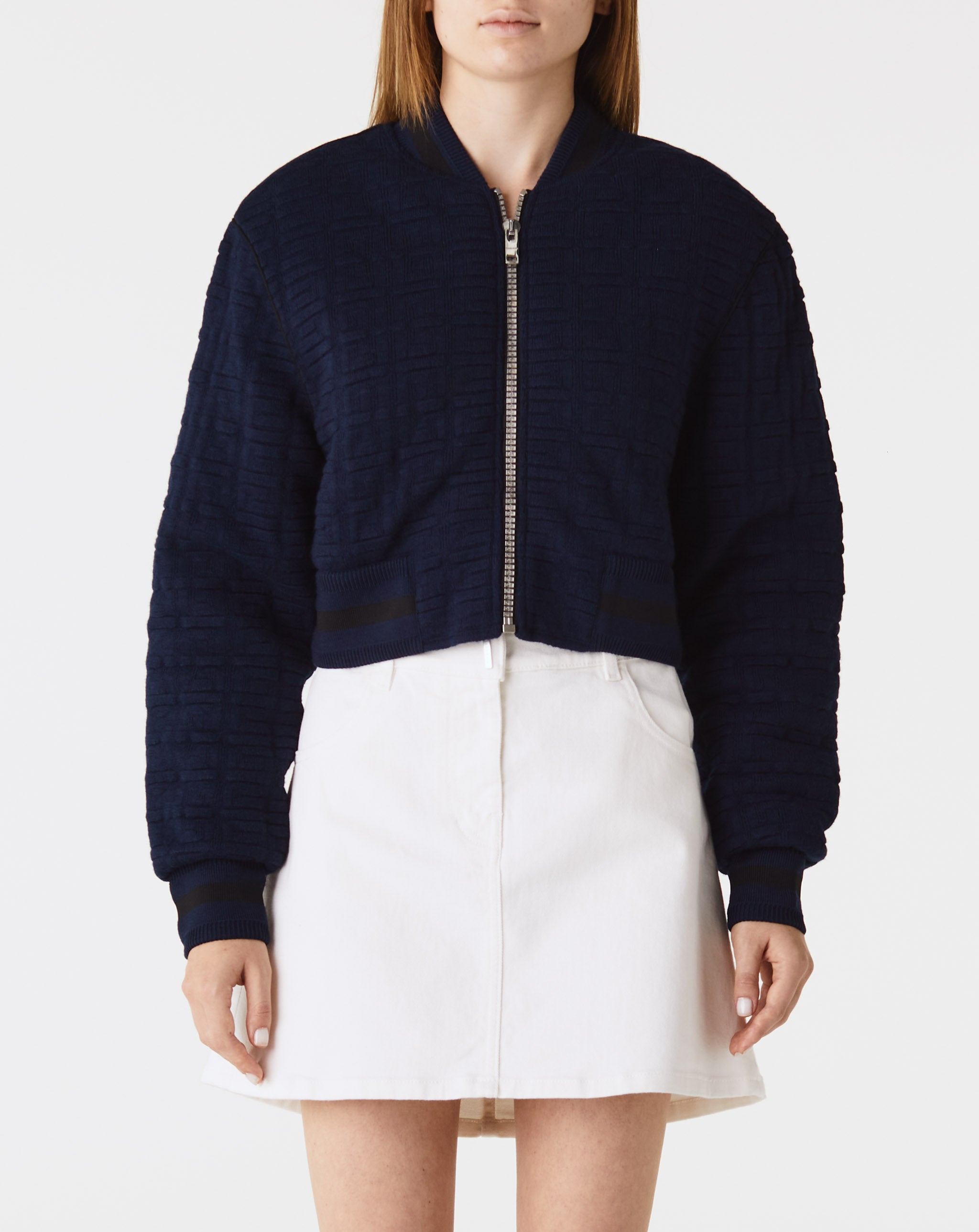 Cropped Bomber Varsity