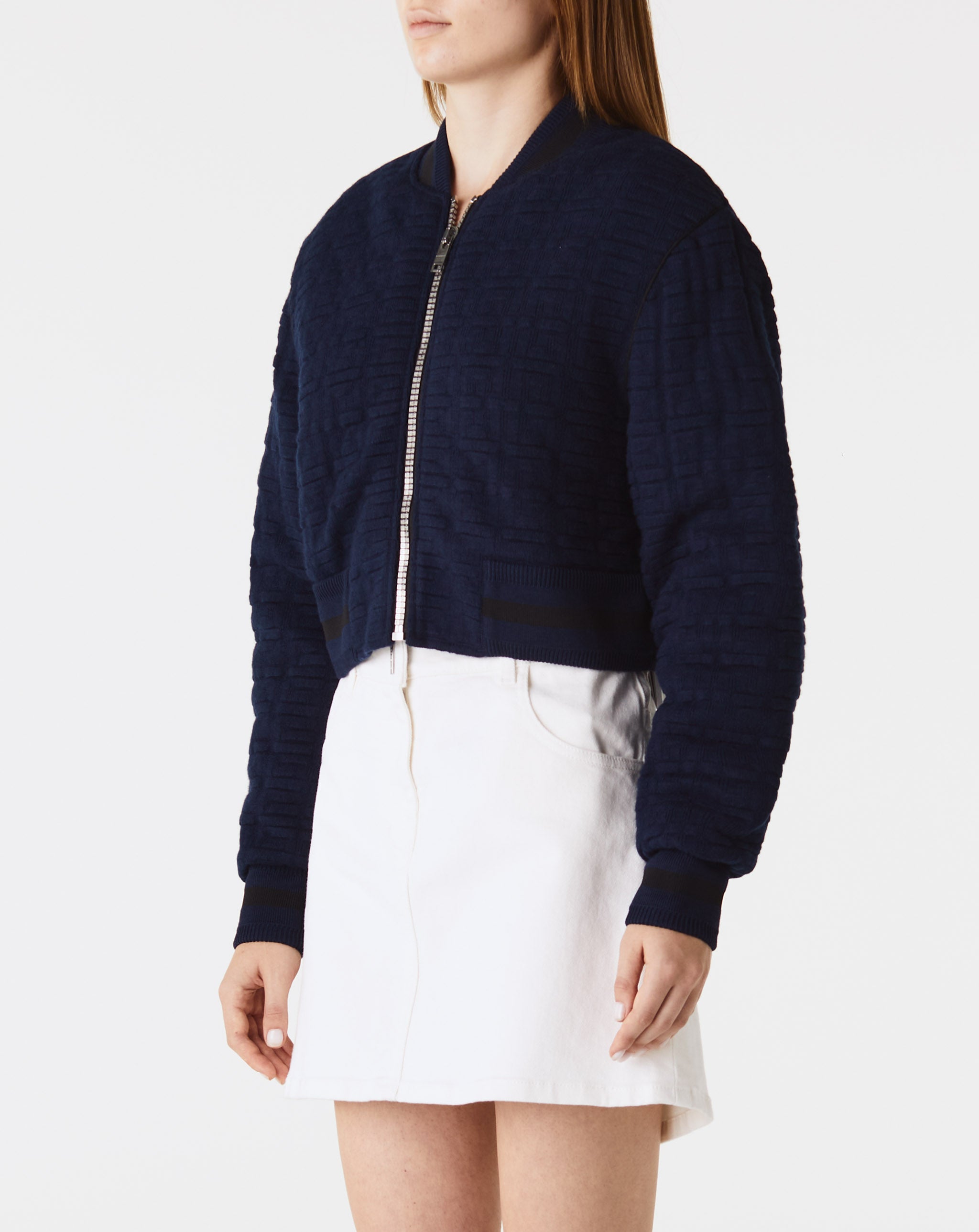 Cropped Bomber Varsity