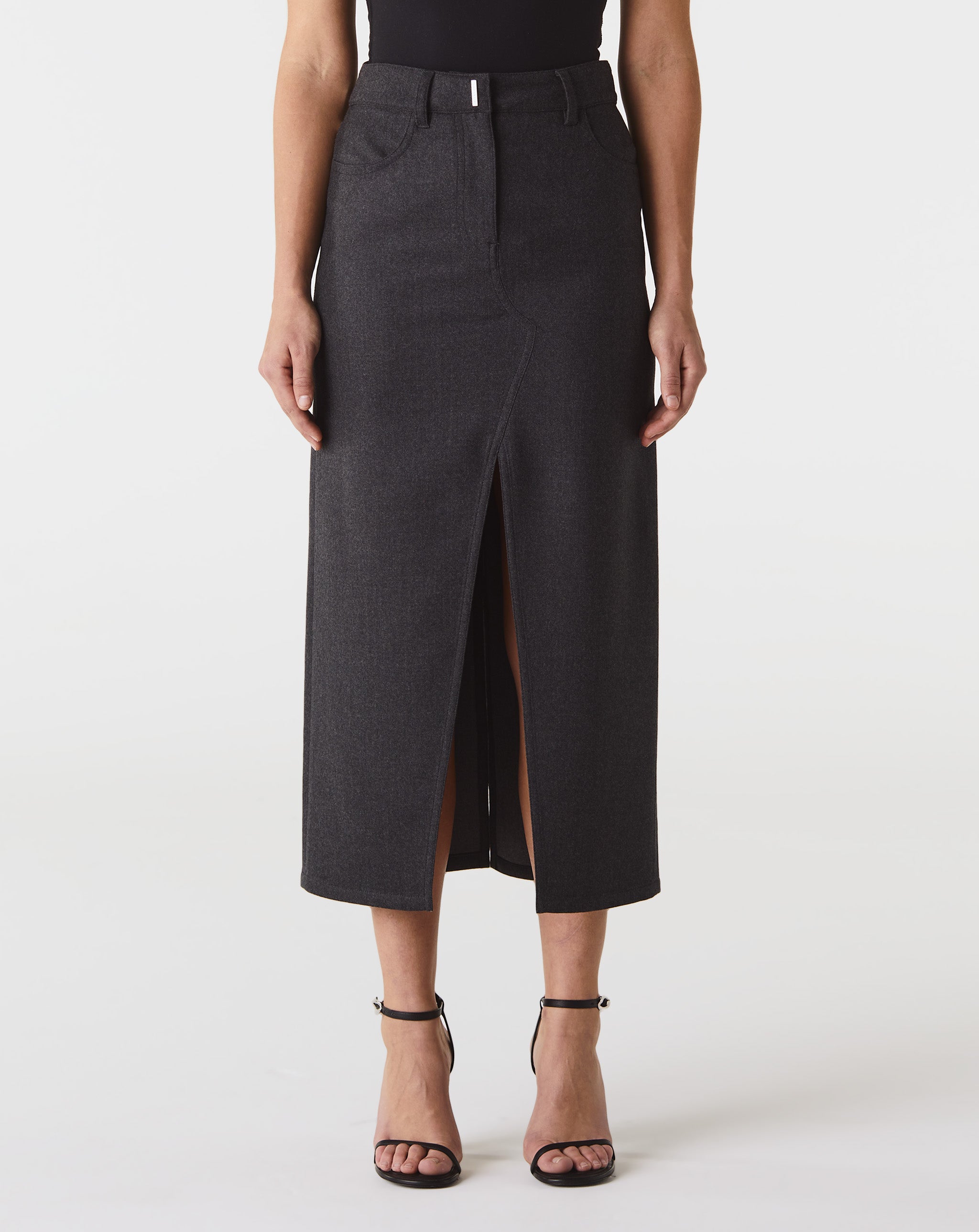 Long Skirt With Front Split