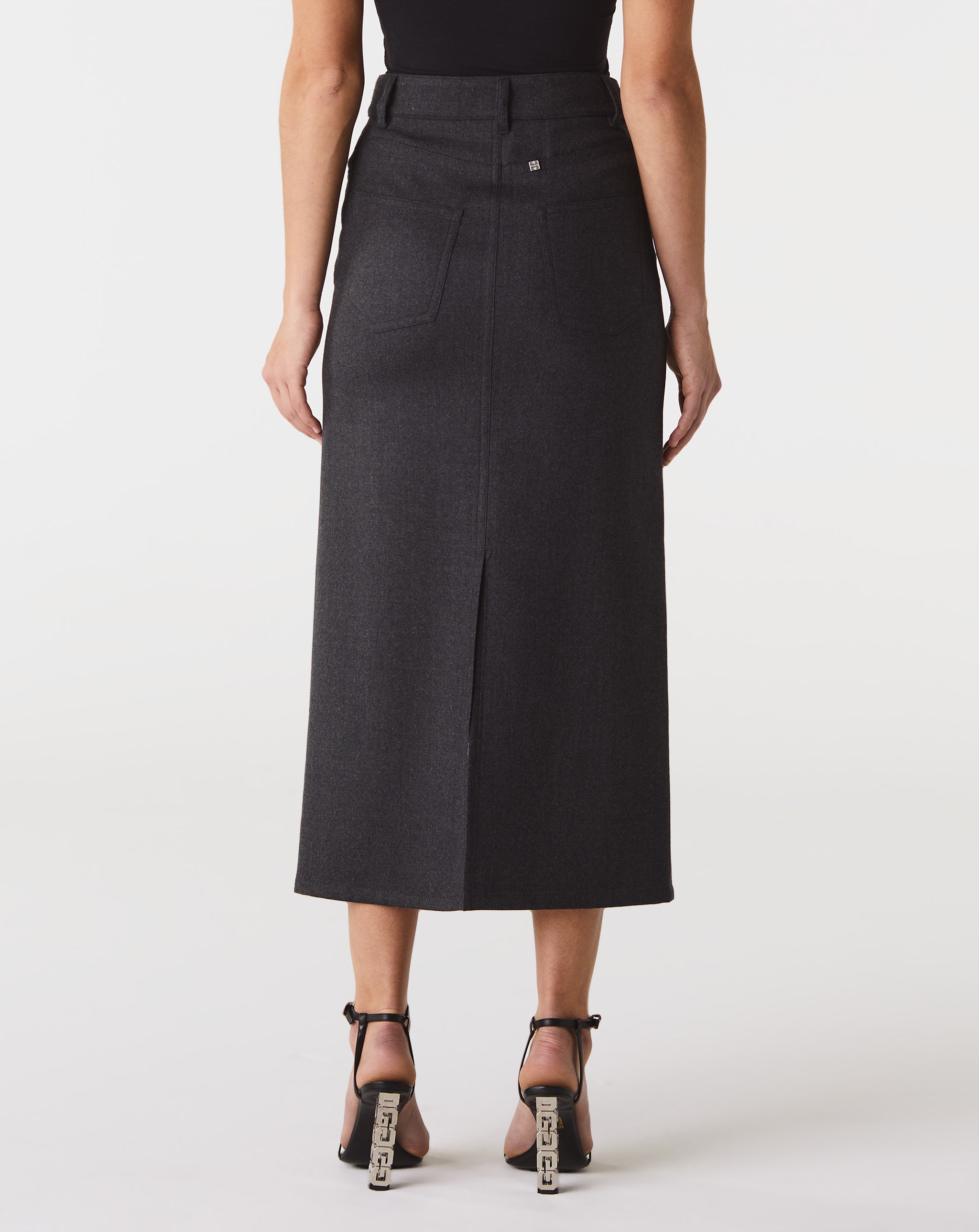 Long Skirt With Front Split