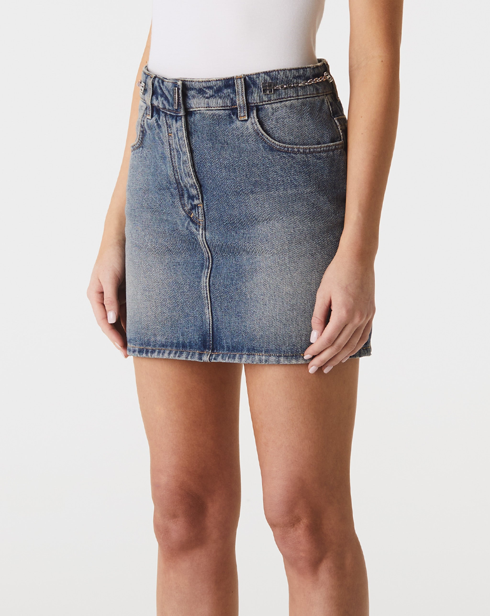 Mini Skirt With Chain Detail