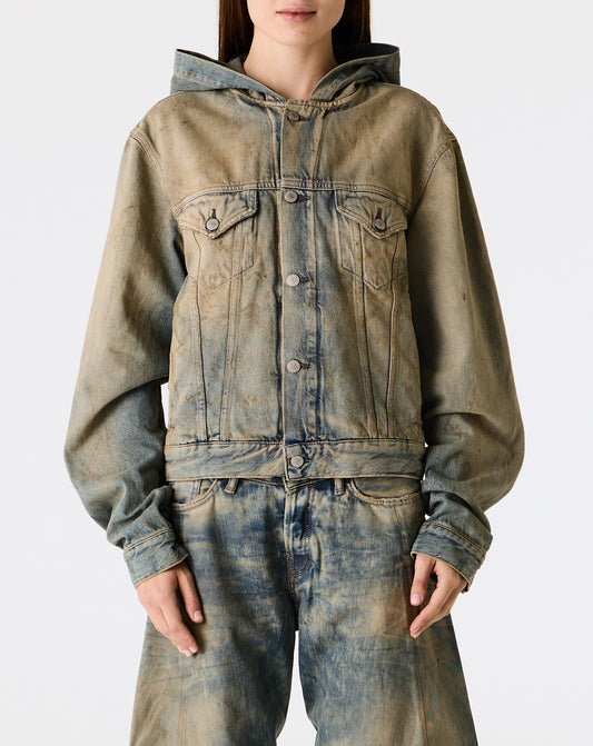 Hooded Jean Jacket