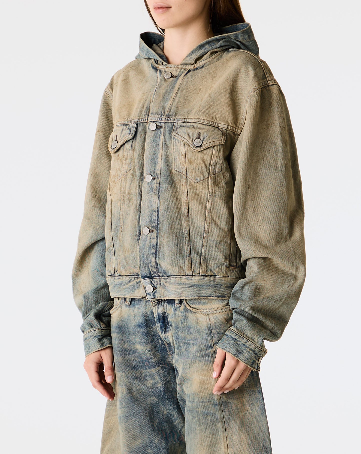 Hooded Jean Jacket