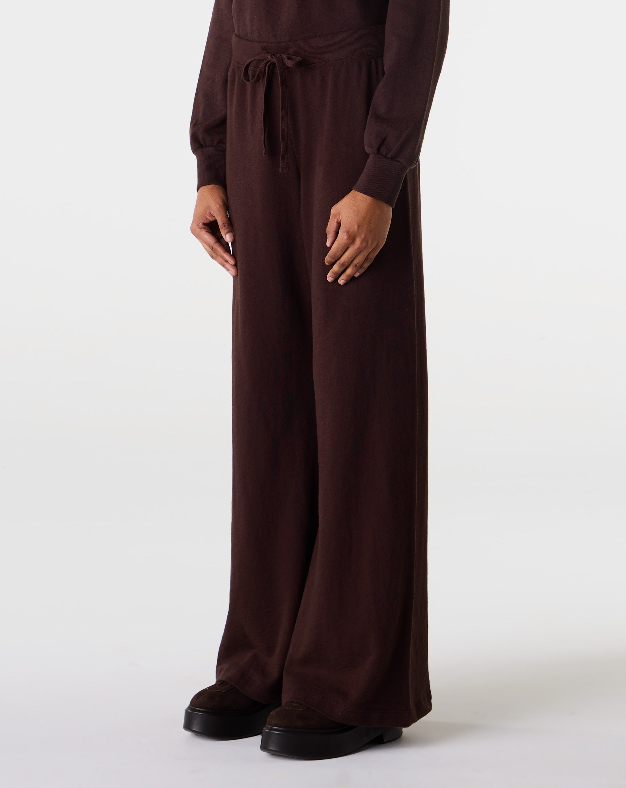 Drawstring Wide Leg Sweatpant