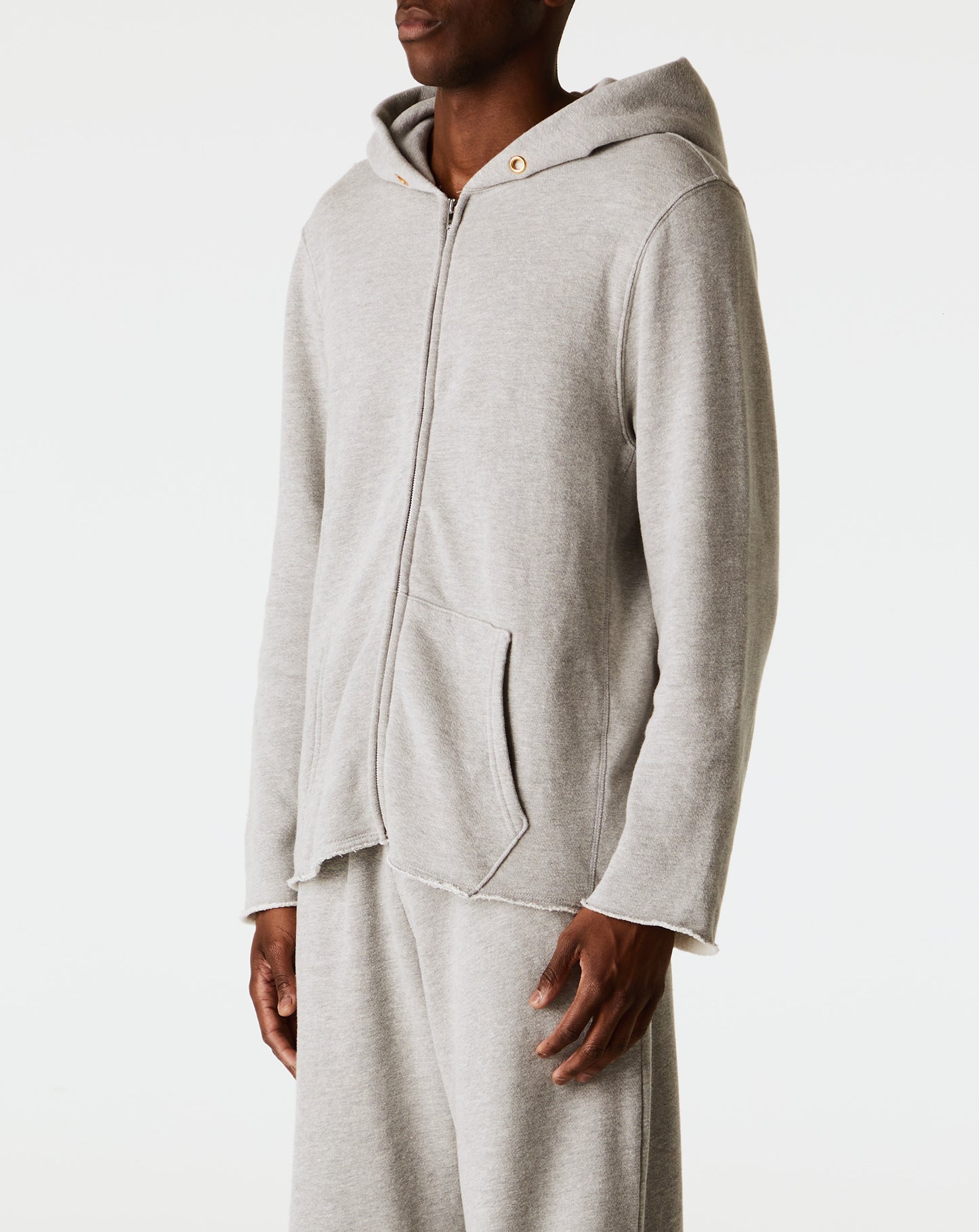 Raw Zip Hoodie