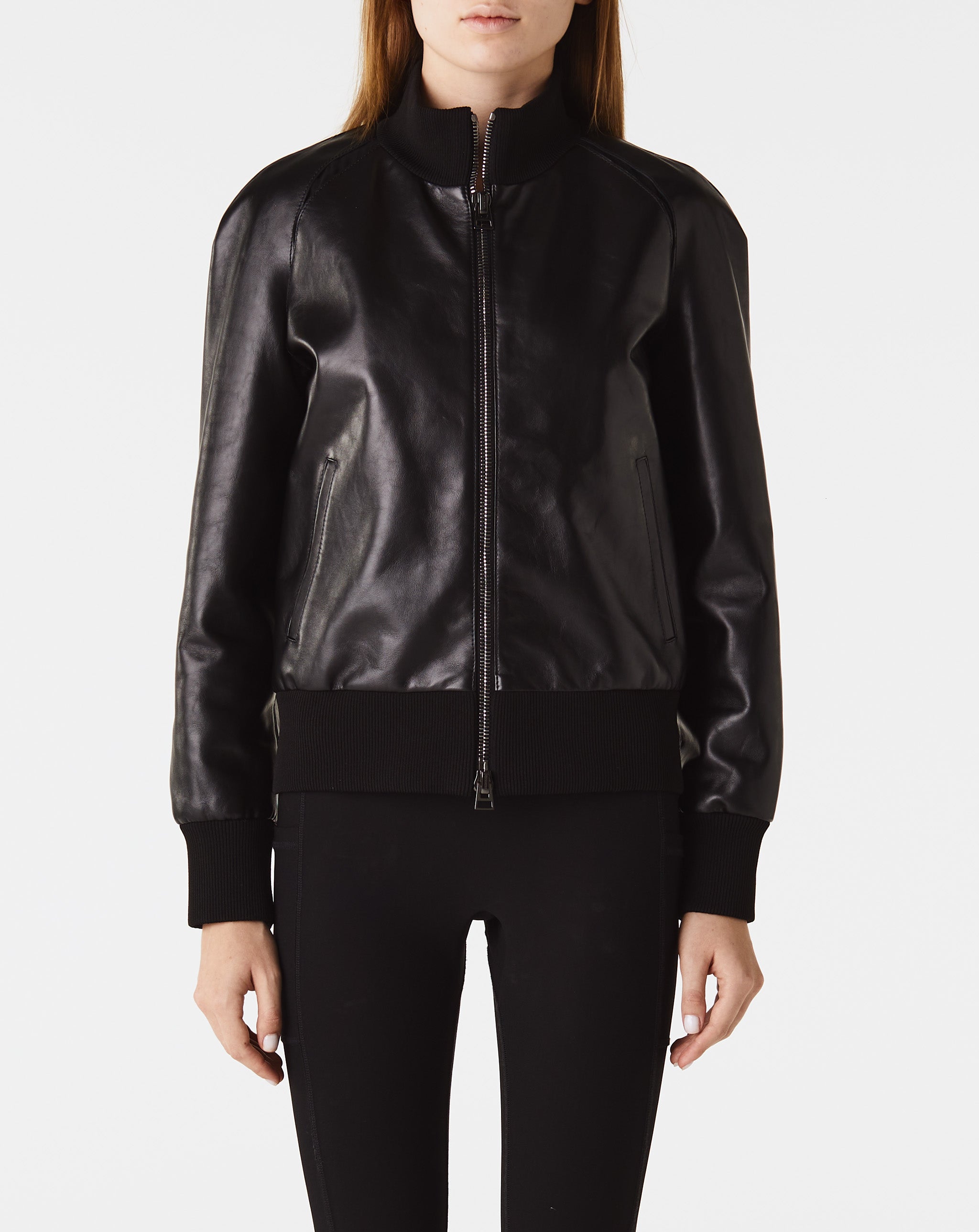 Leather Bomber Jacket