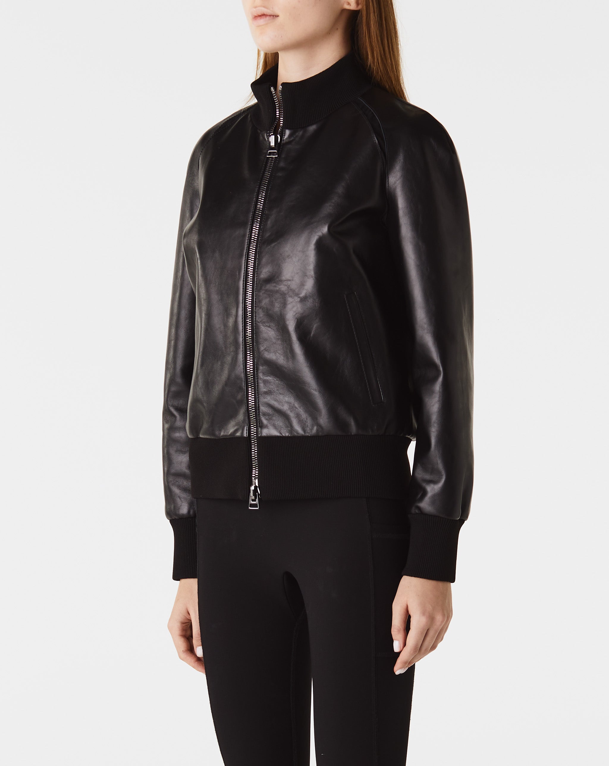 Leather Bomber Jacket