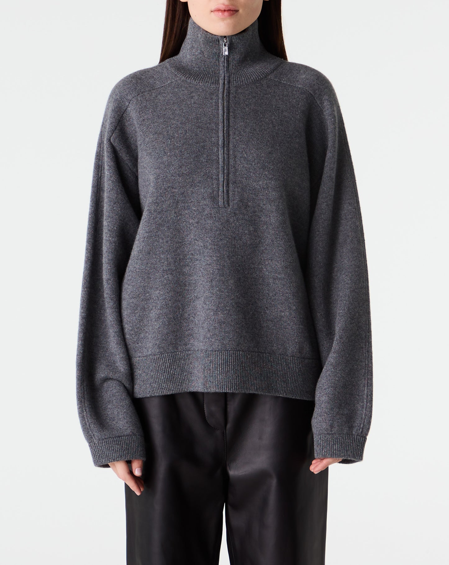 Dries Stand Collar Sweater