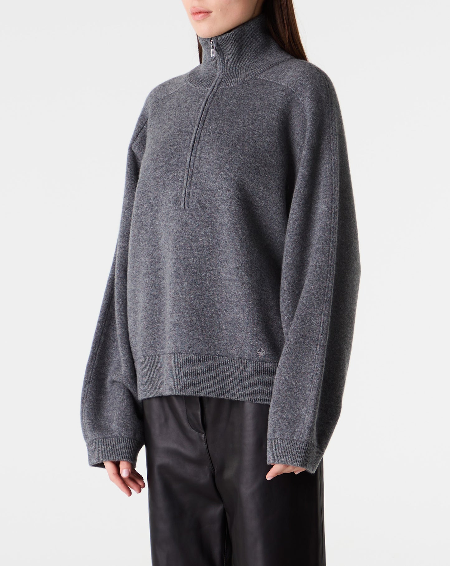 Dries Stand Collar Sweater