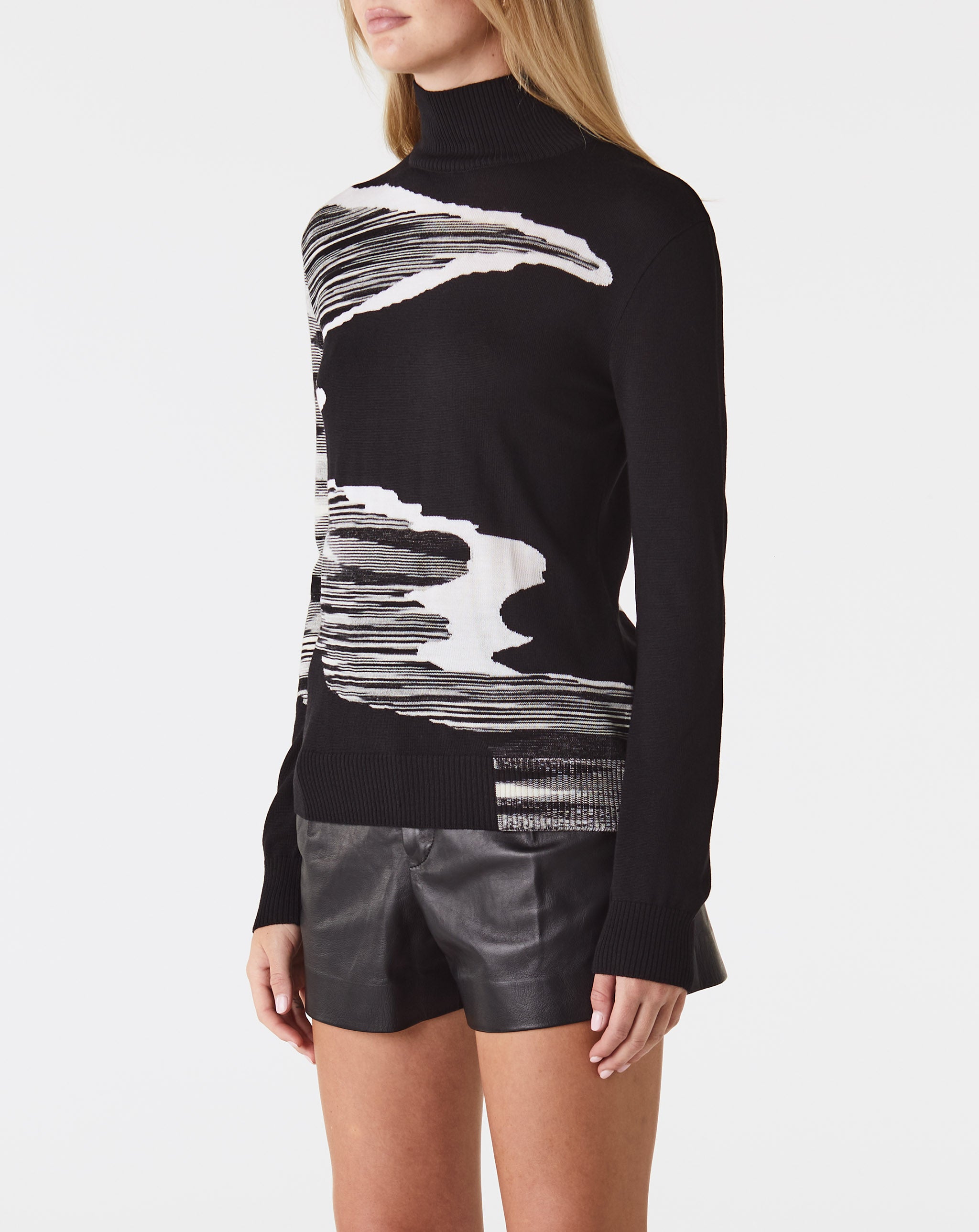 Space Dye Turtleneck Sweater