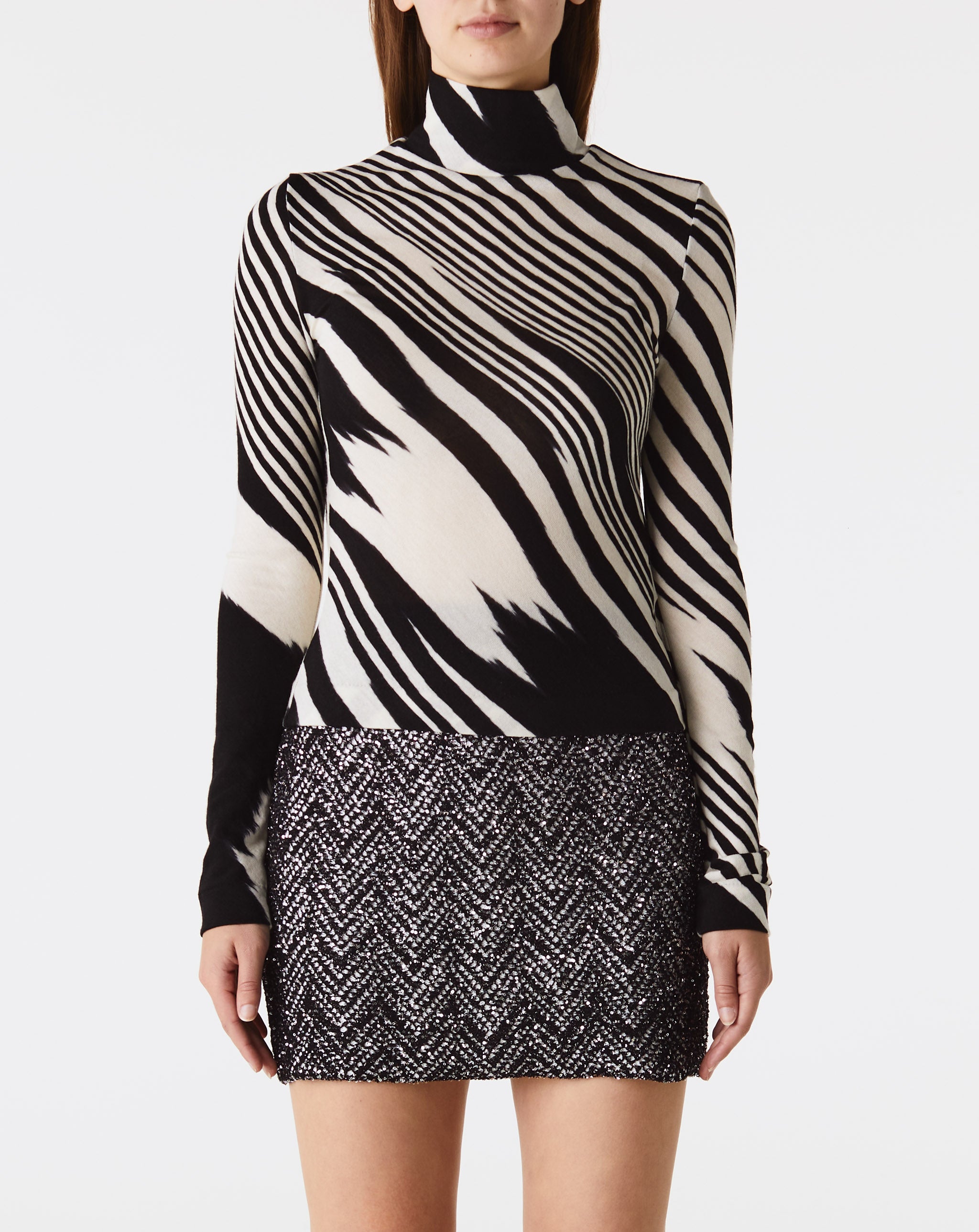 Space Dye Turtleneck Sweater