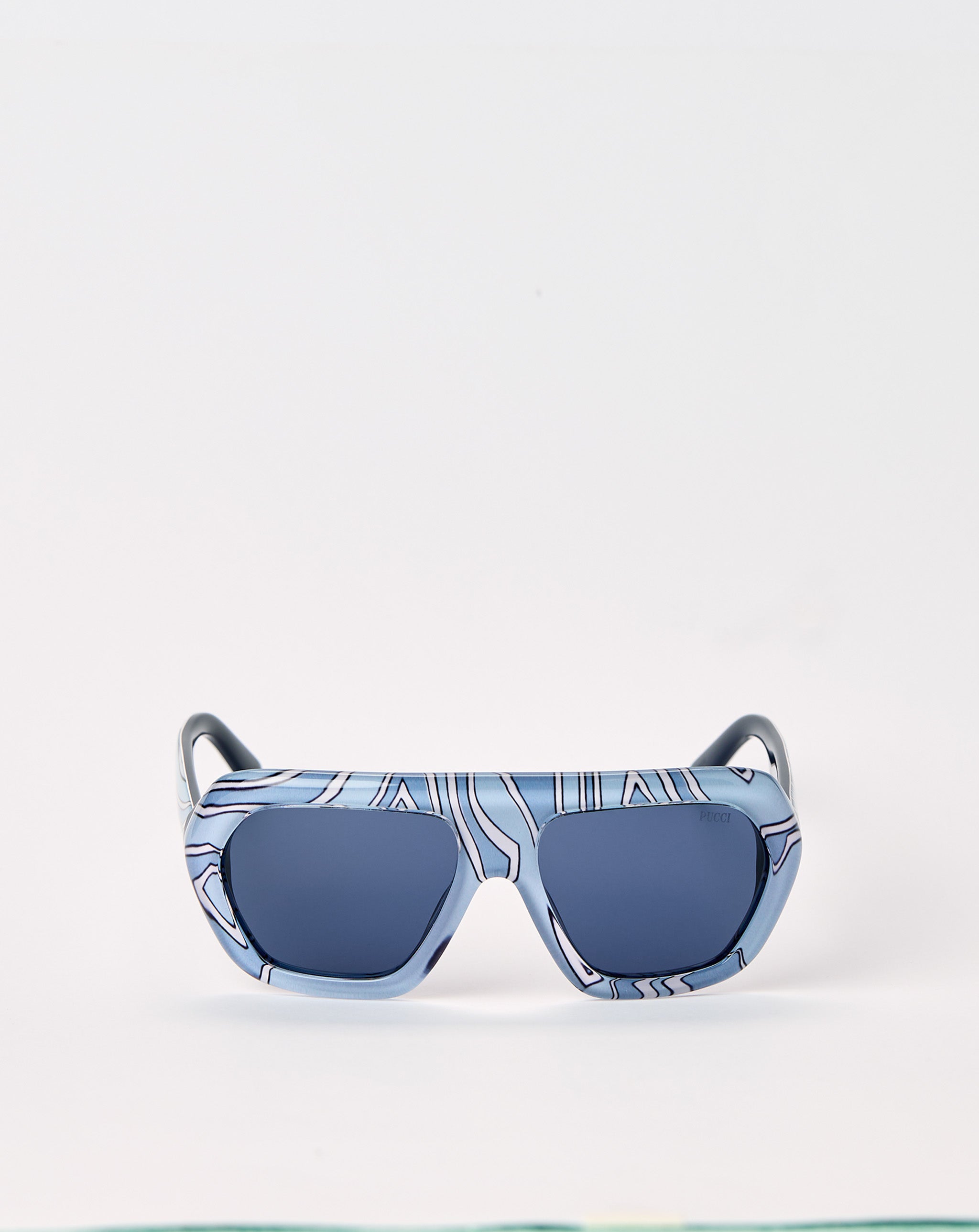 Printed Navigator Sunglasses