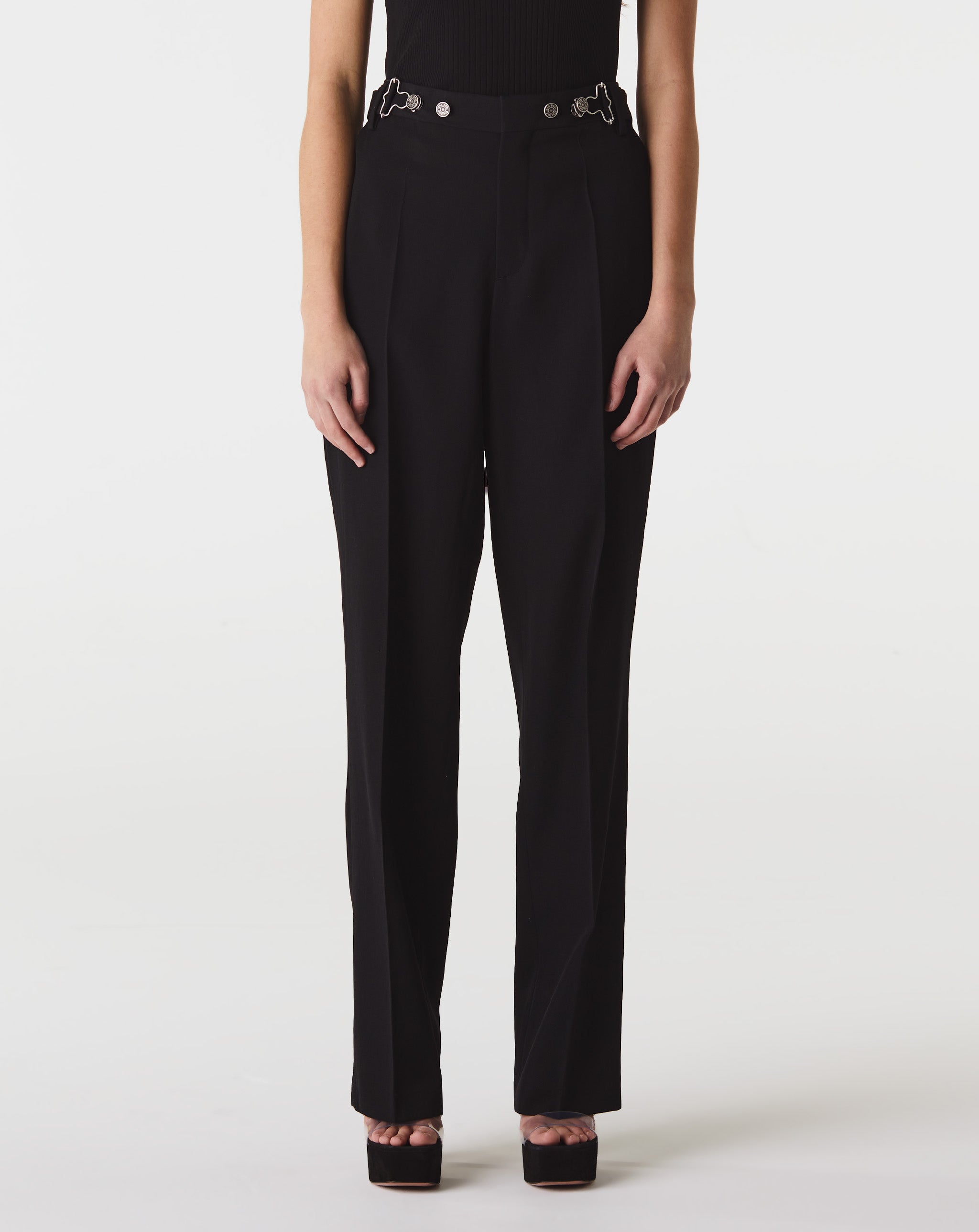 Pant With Overall Buckles