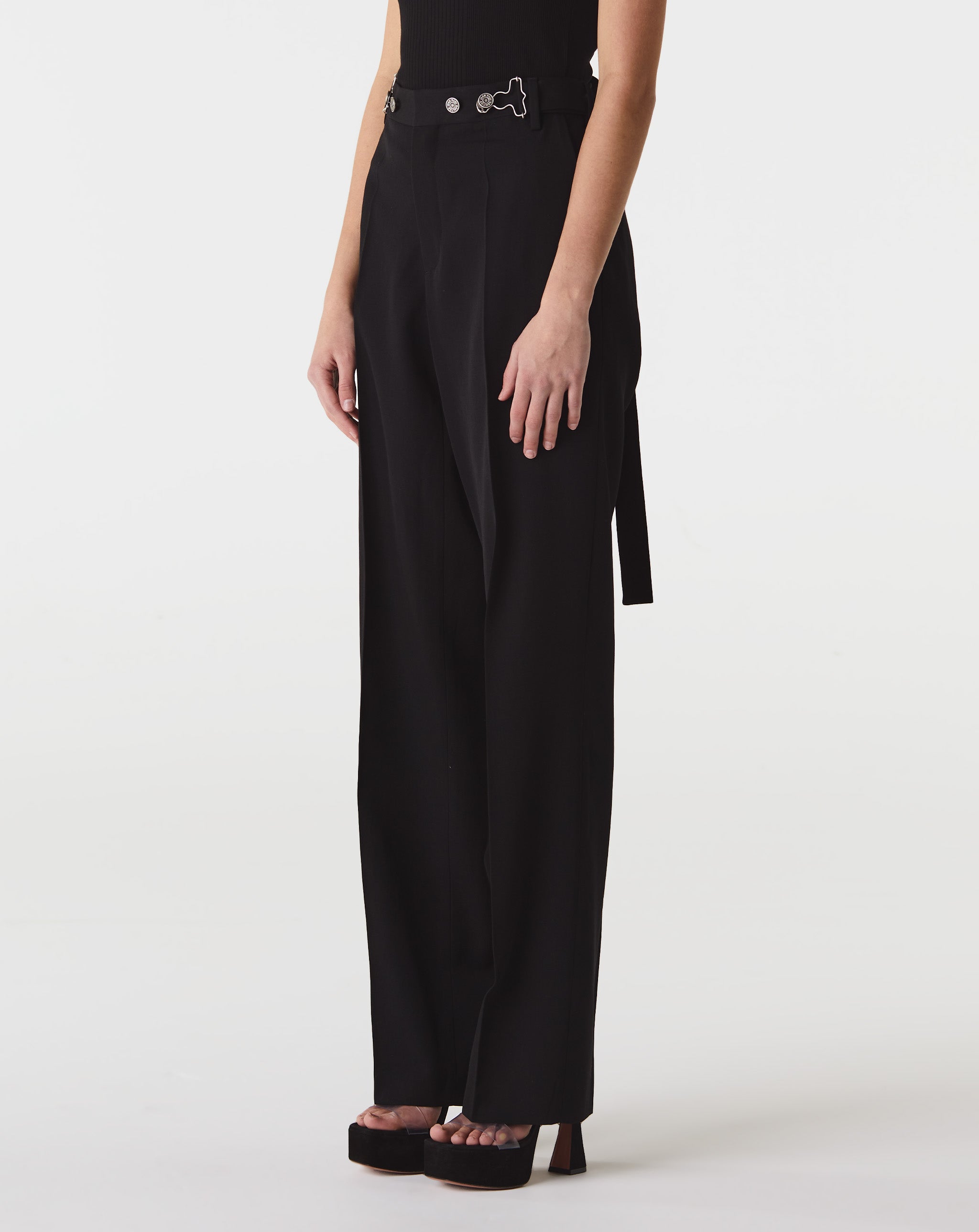 Pant With Overall Buckles