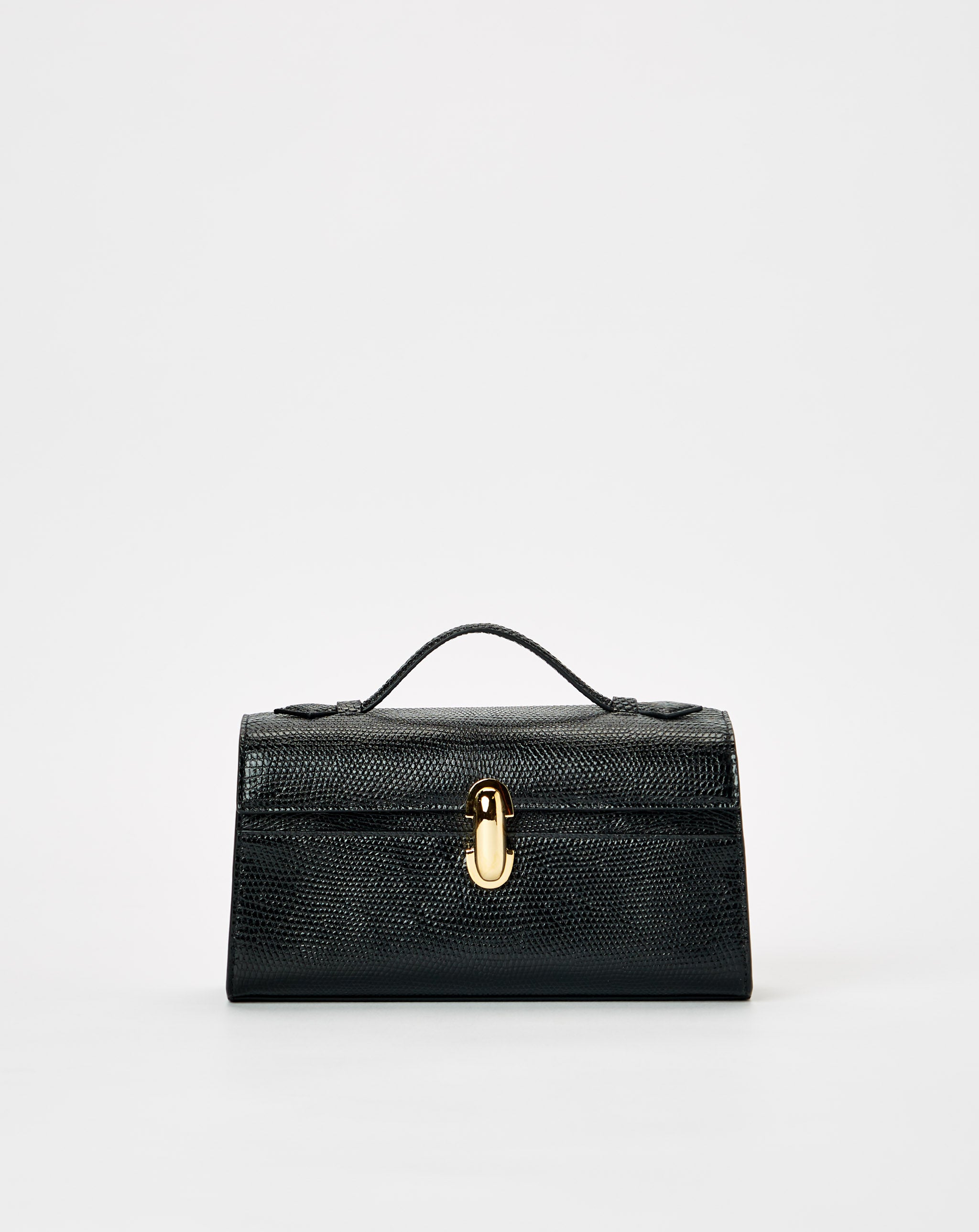 Symmetry Pochette In Genuine Lizard
