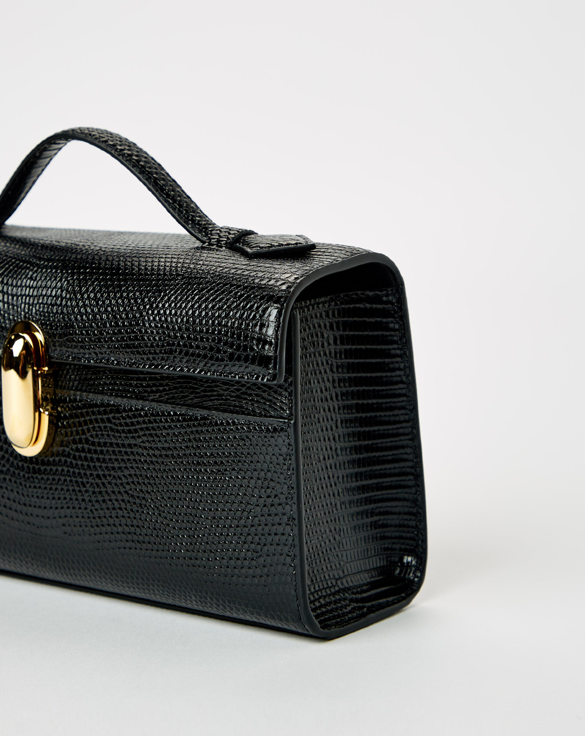Symmetry Pochette In Genuine Lizard