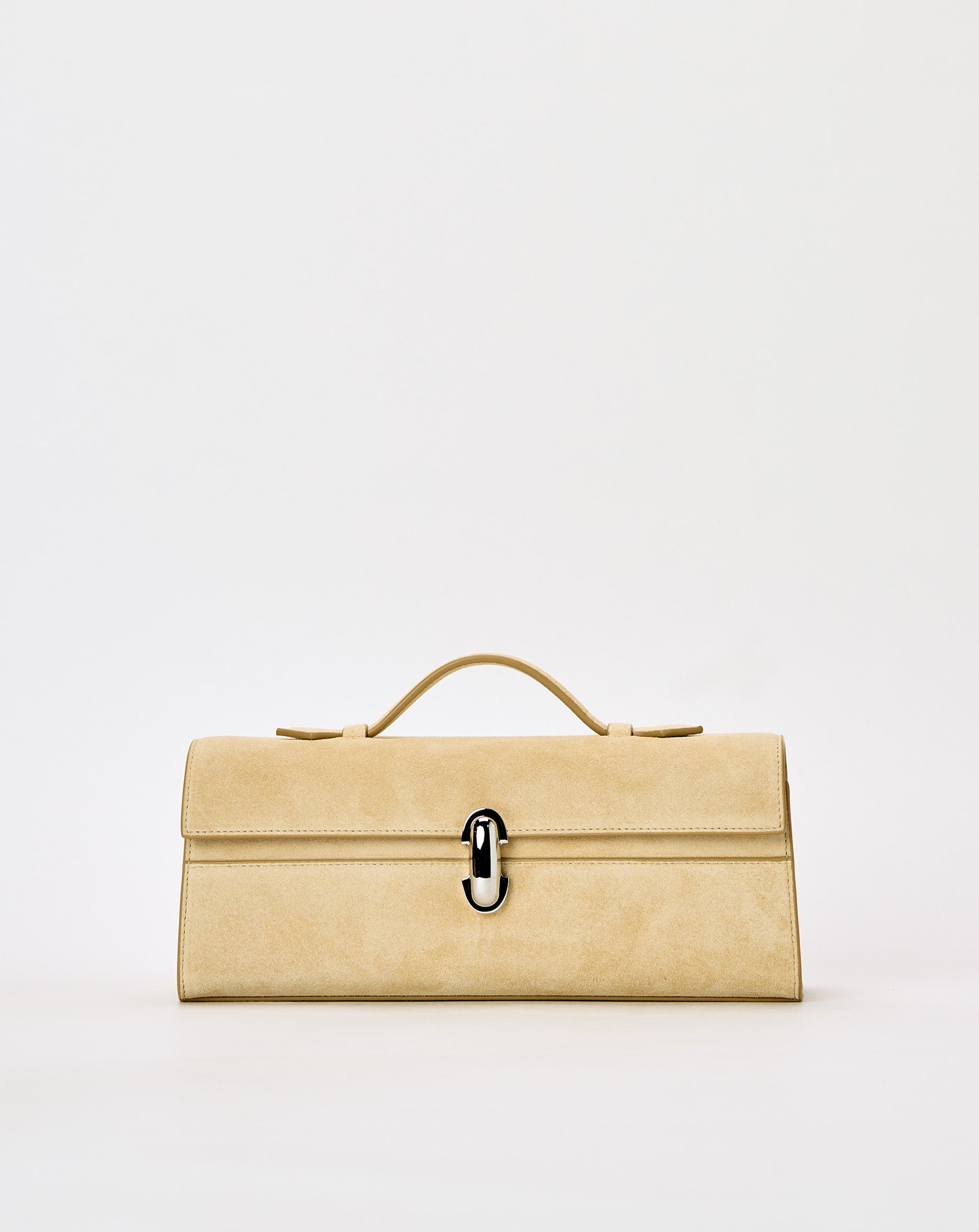 Slim Symmetry Pochette In Suede