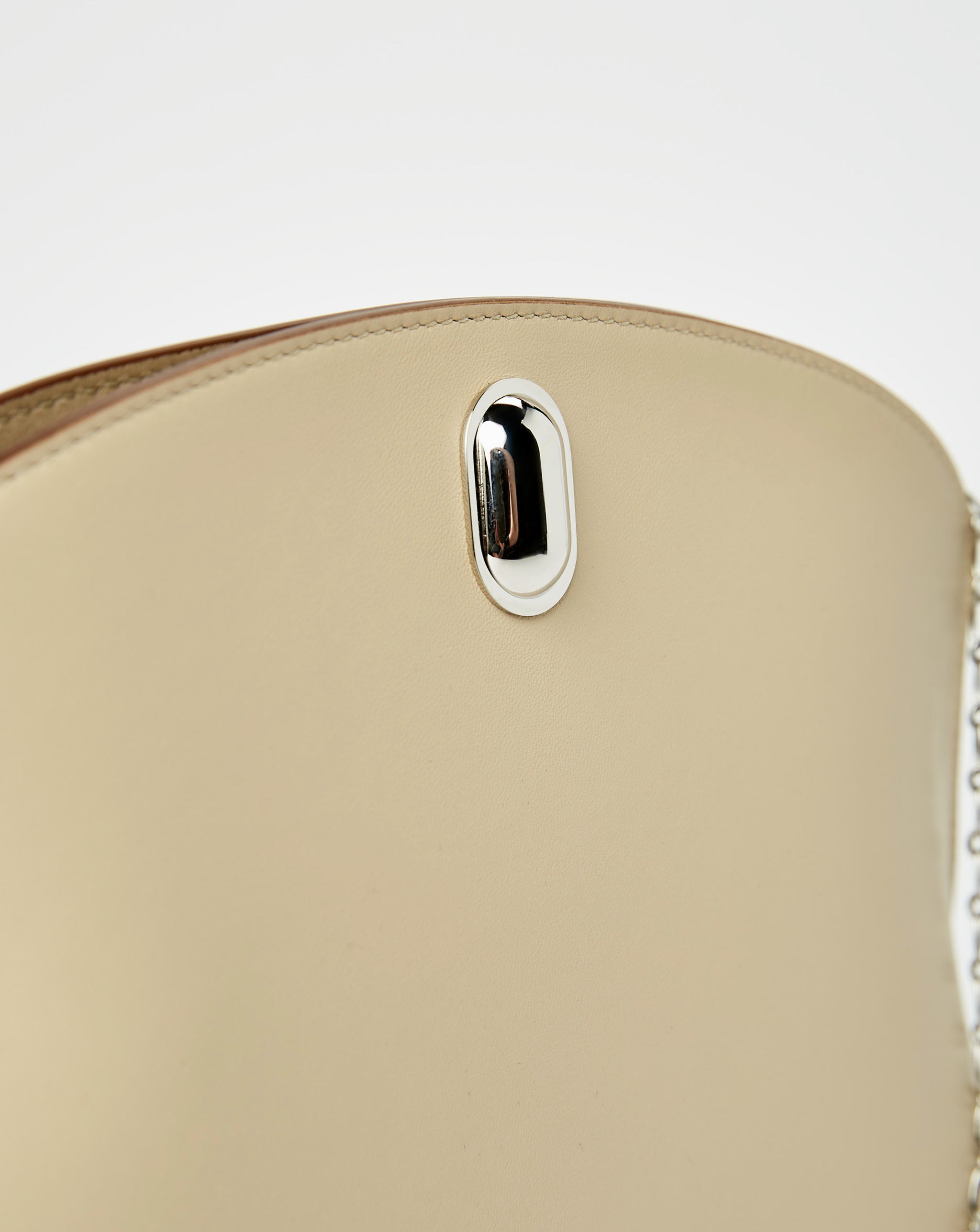 Tondo Chain Crossbody In Smooth Calf Leather