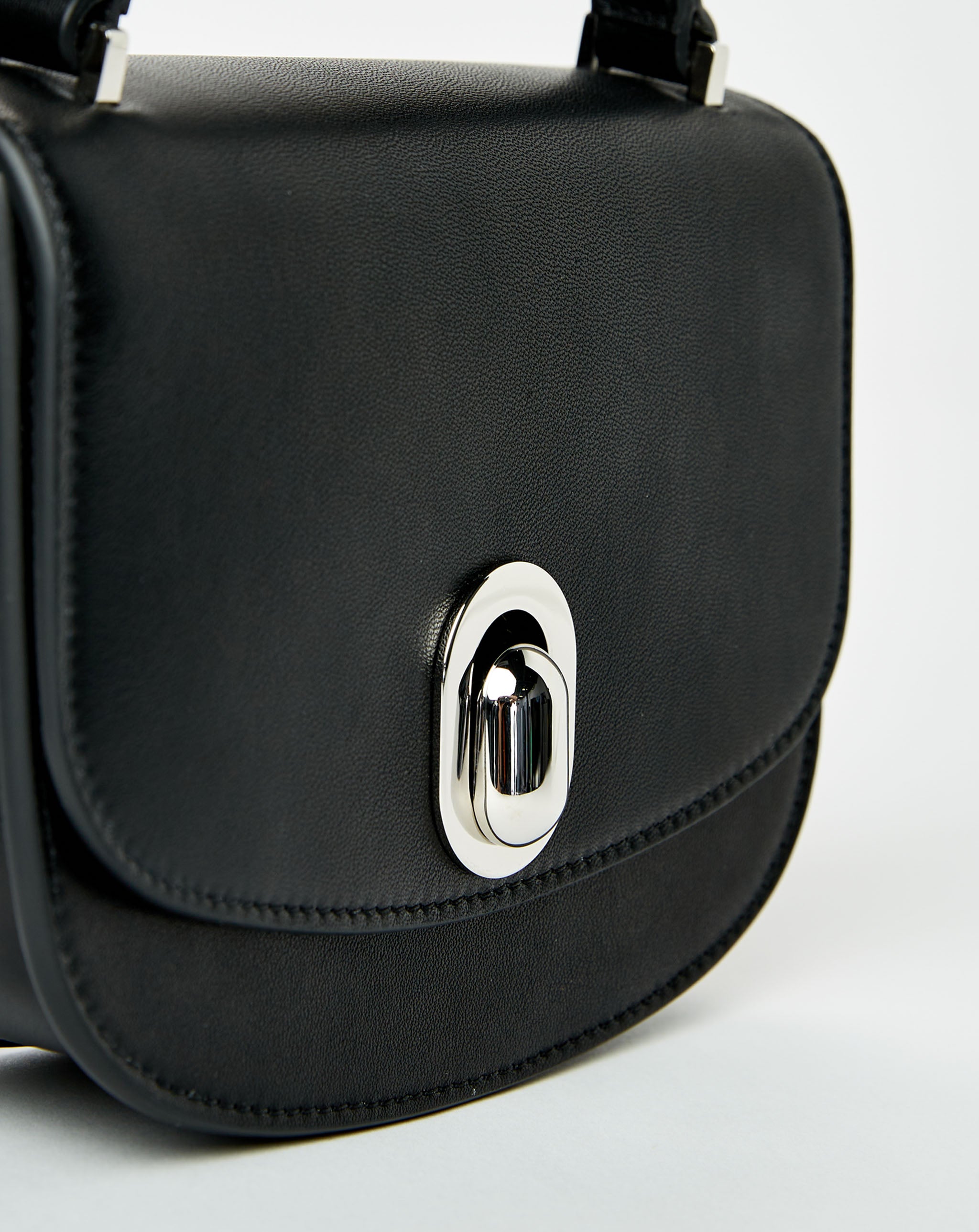 Mini Tondo In Smooth Calf Leather