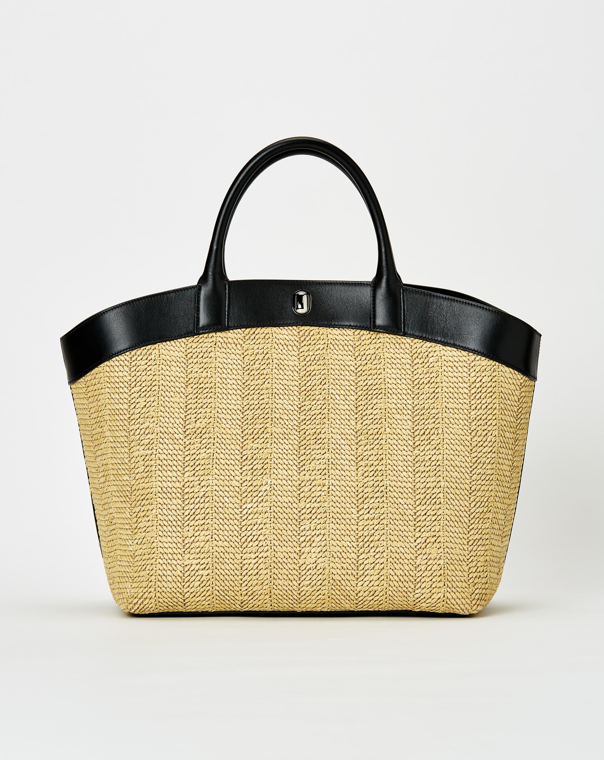 Large Tondo Tote In Raffia