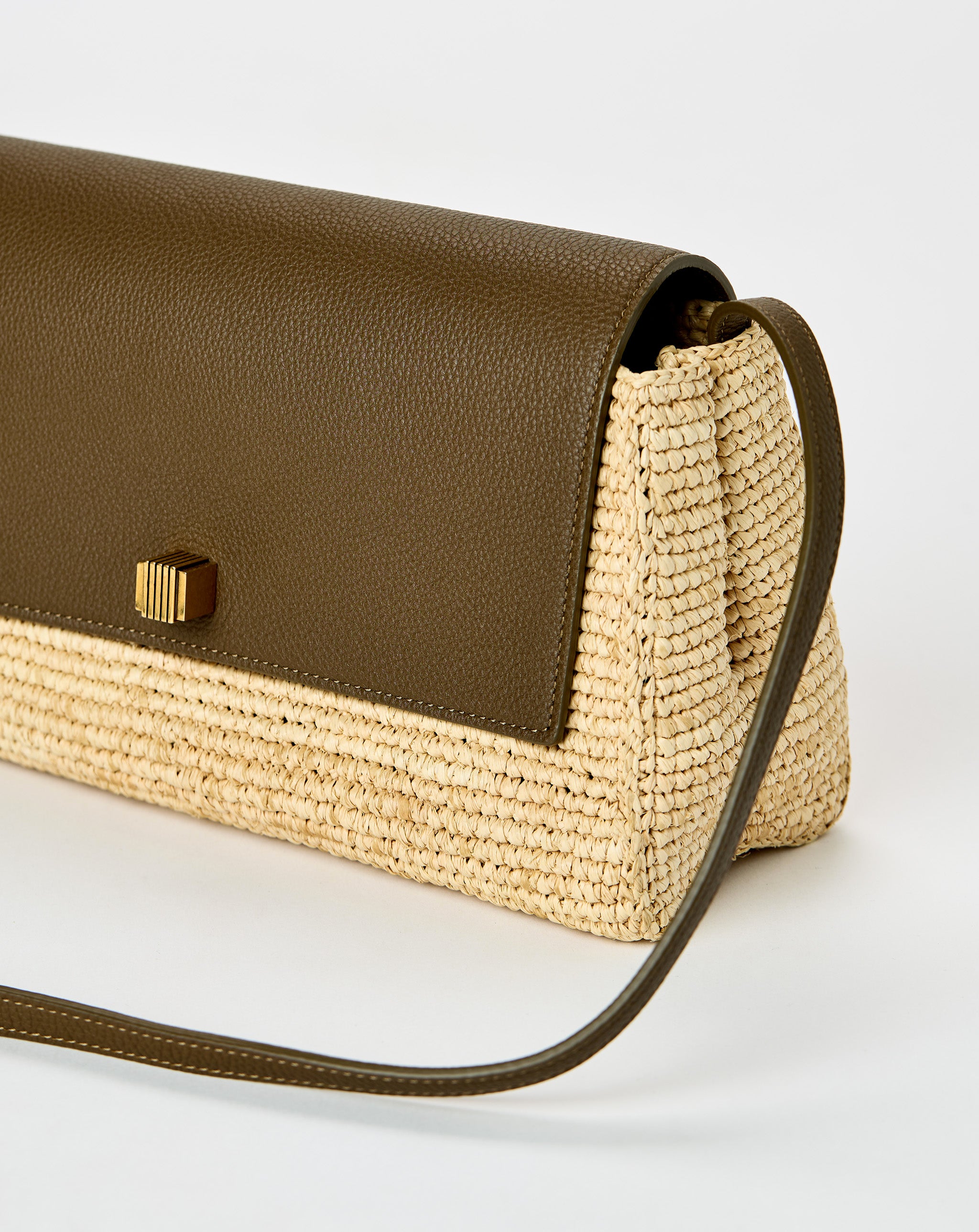 Audrey Raffia Crossbody