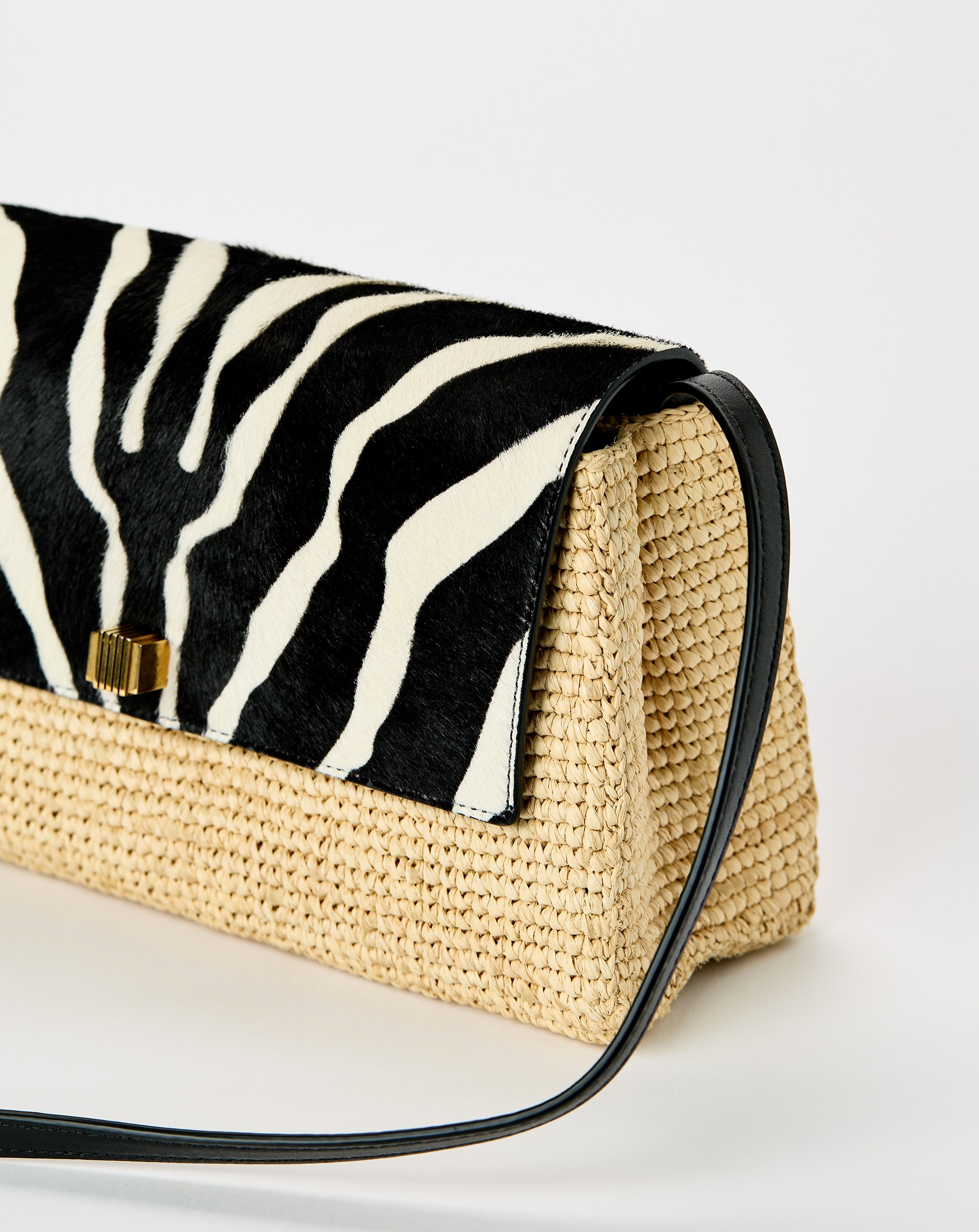 Audrey Raffia Crossbody