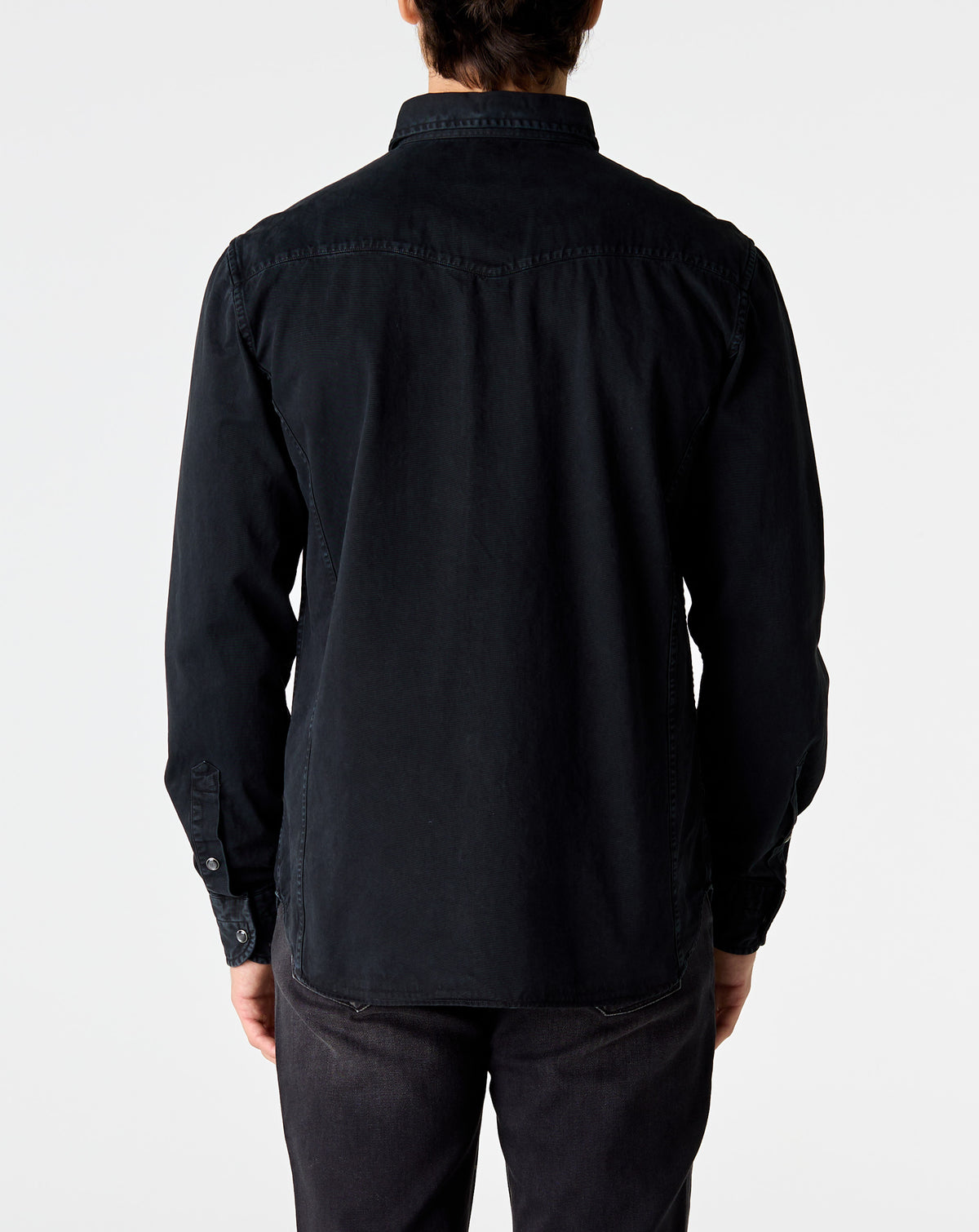Twill Slim Western Shirt