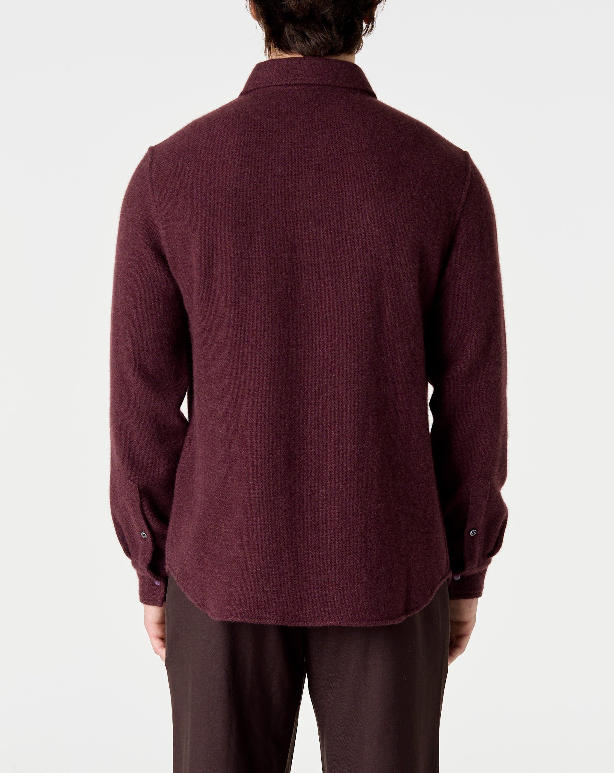 Claret Cashmere Shirt