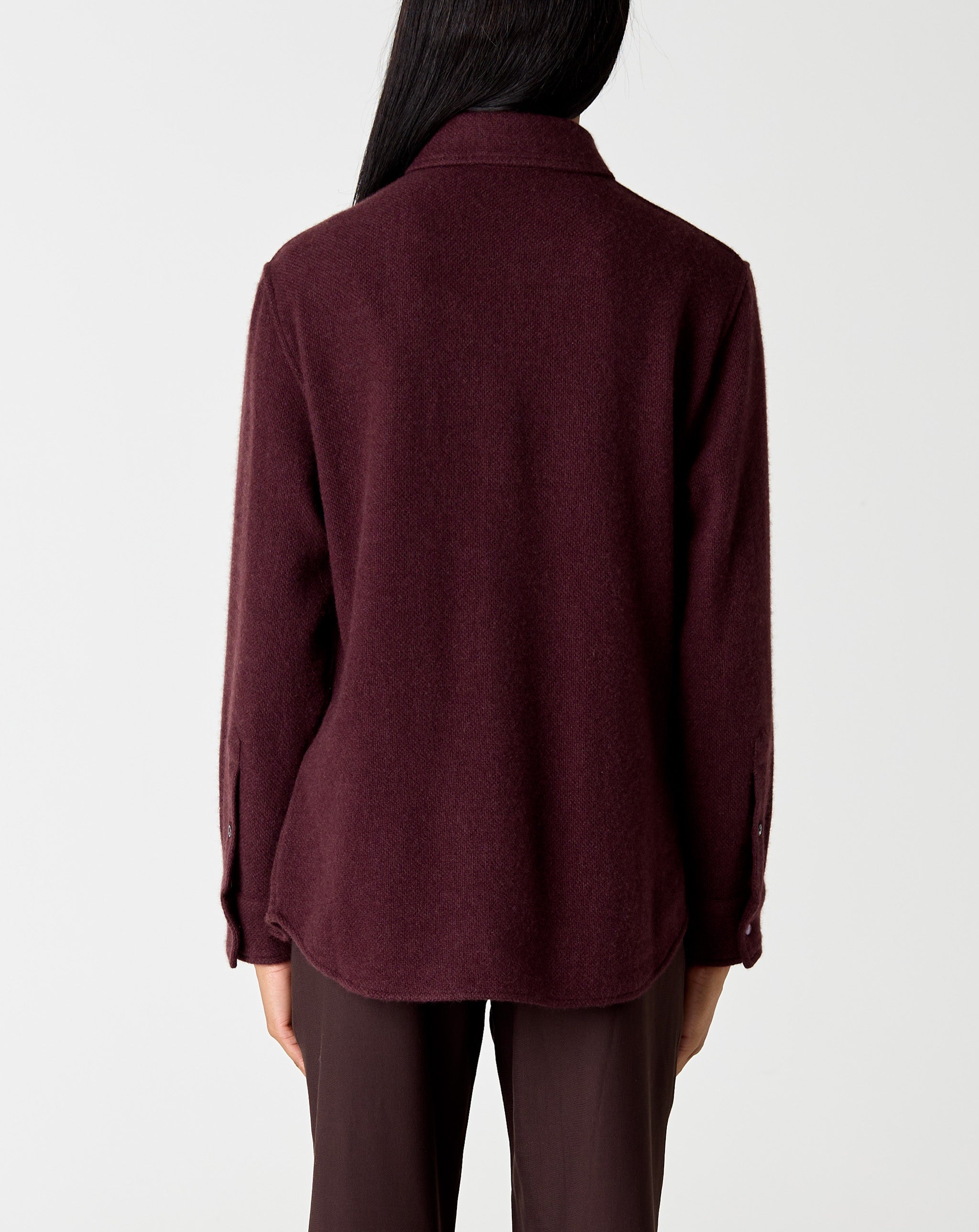 Claret Cashmere Shirt