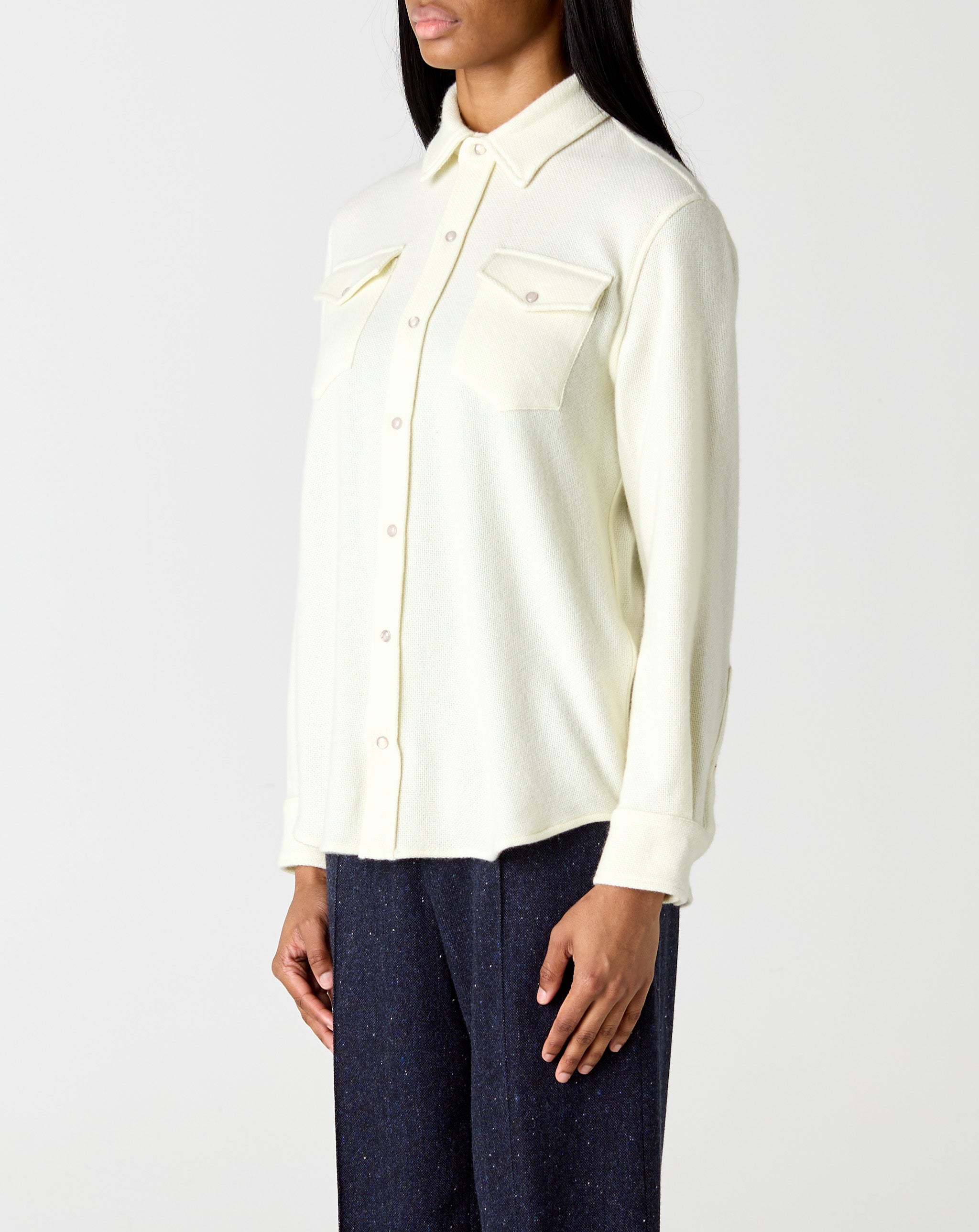 Porcelain Cashmere Shirt