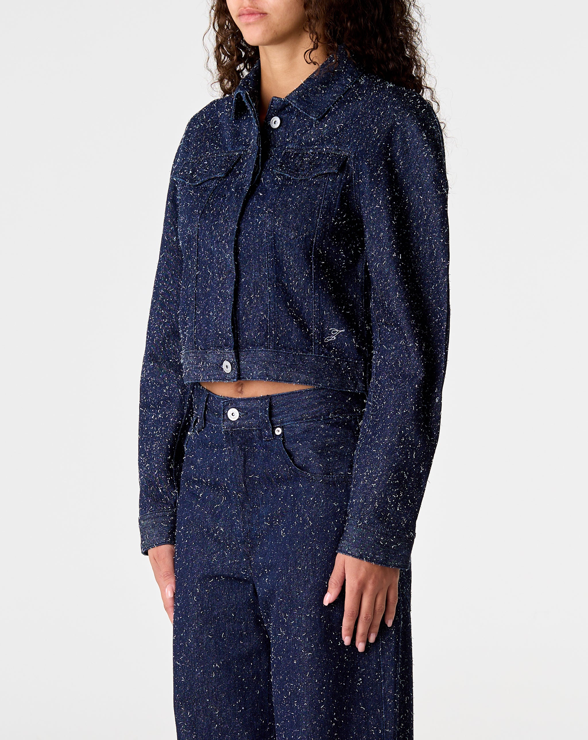Ovalo Flecked Denim Jacket