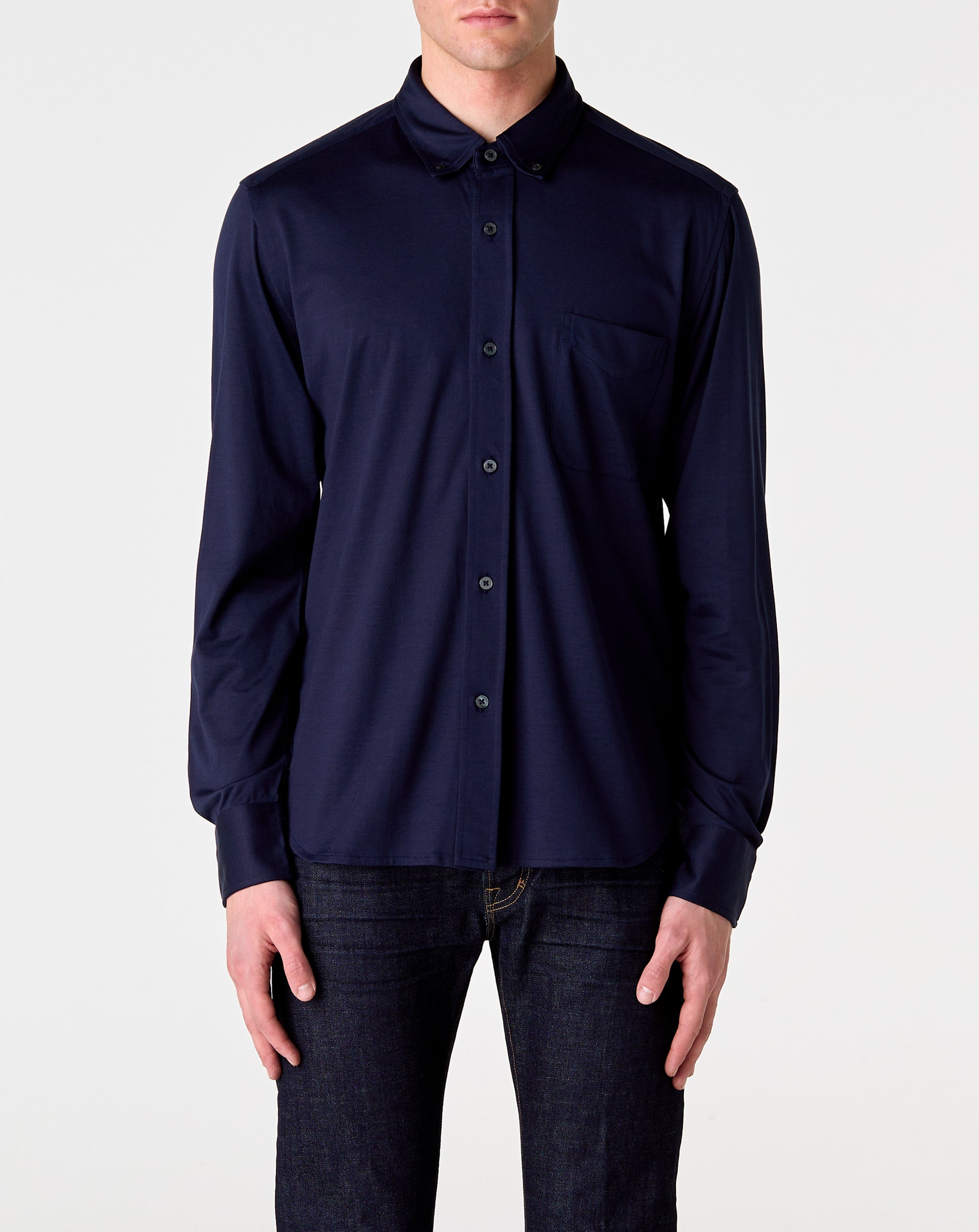 Silk/Cotton L/S Shirt