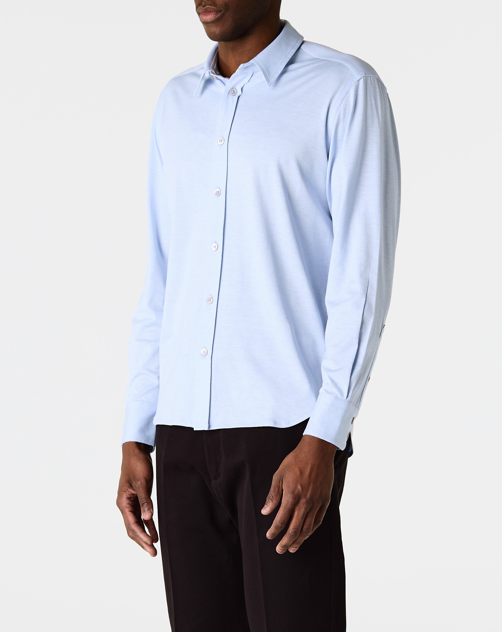 Silk Cotton Blend Shirt