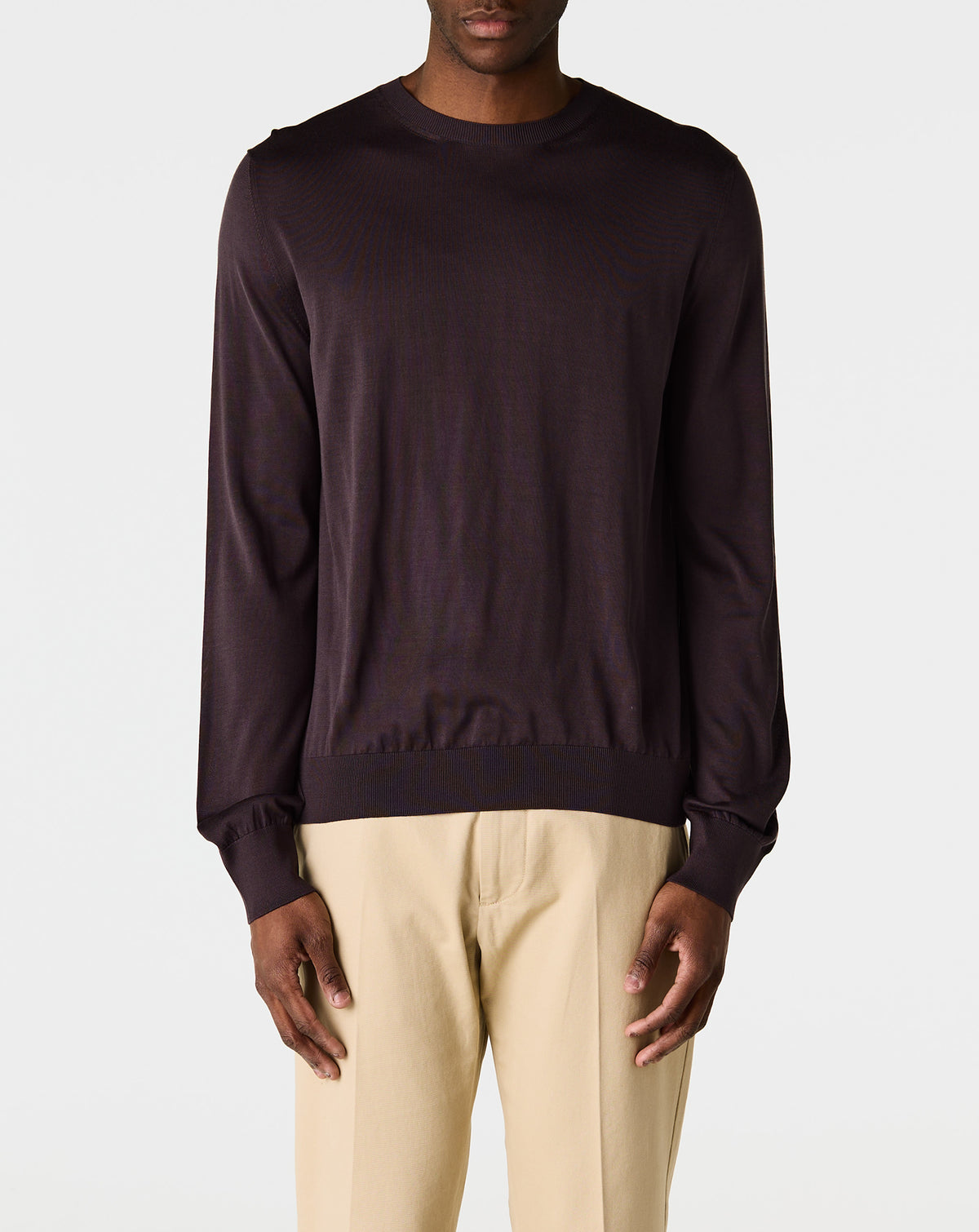 Fluid Silk L/S Crew Neck