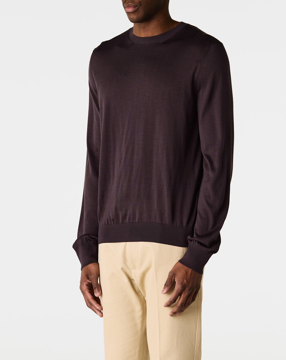 Fluid Silk L/S Crew Neck