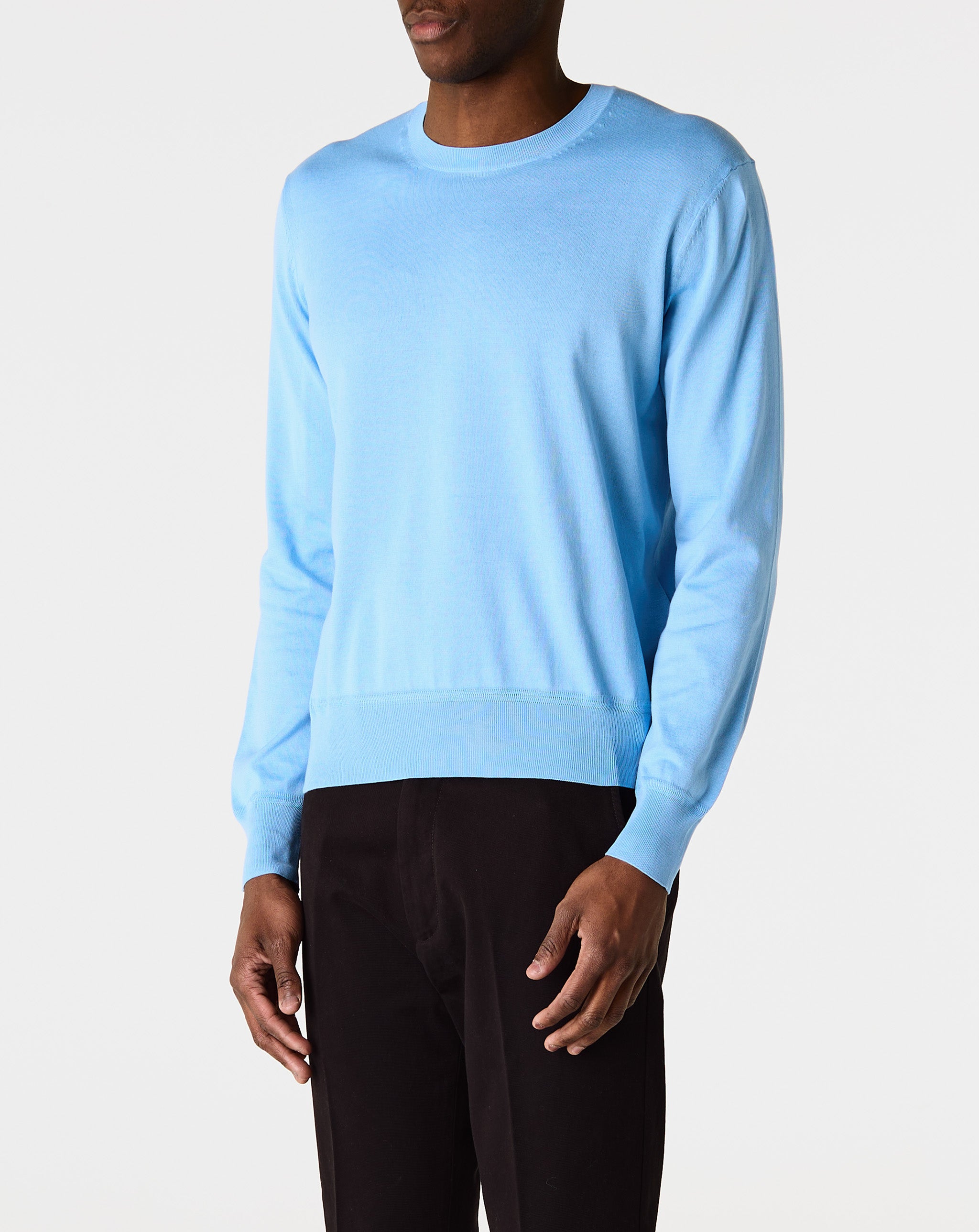 Cotton L/S Crew Neck