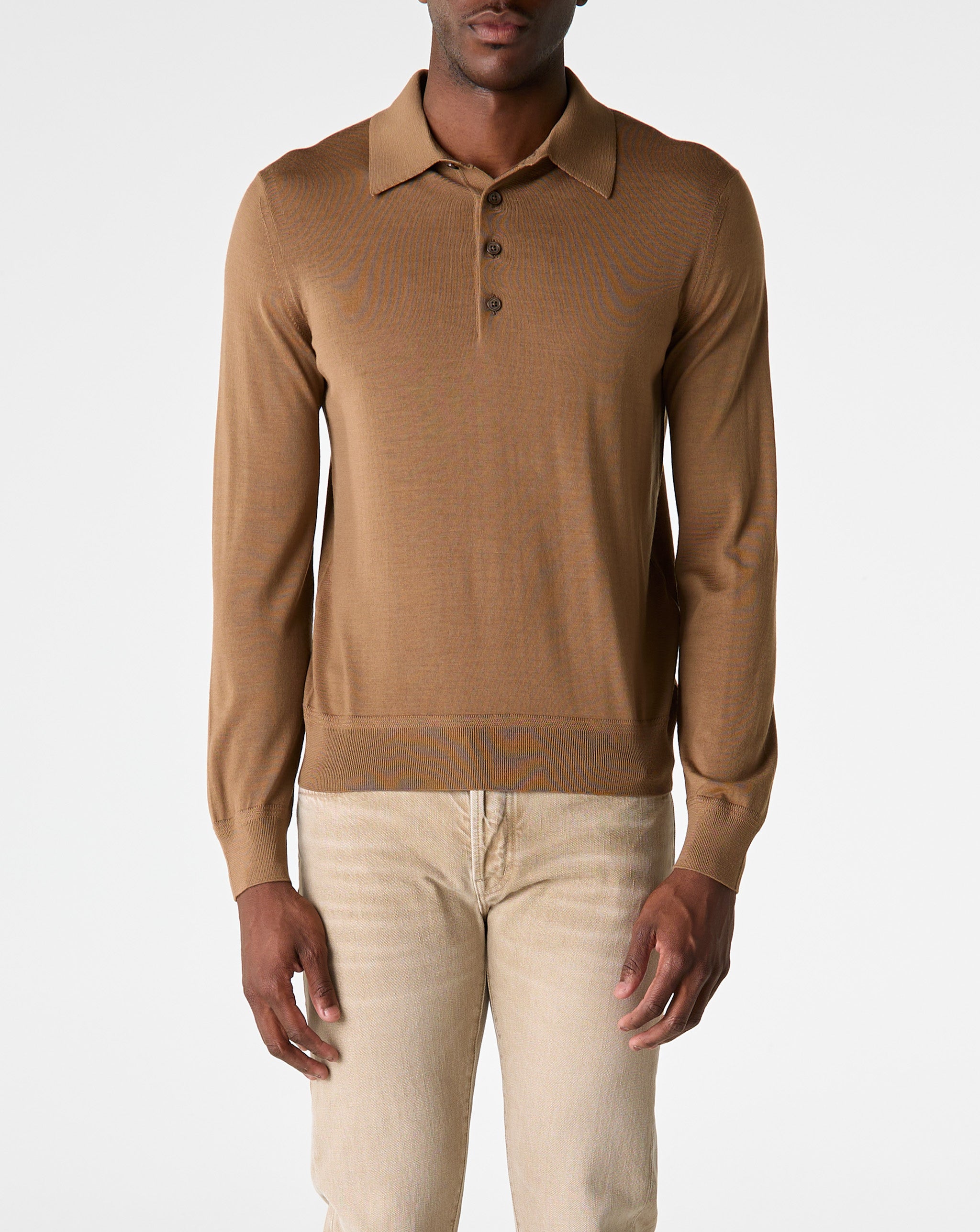 Fine Gauge L/S Polo