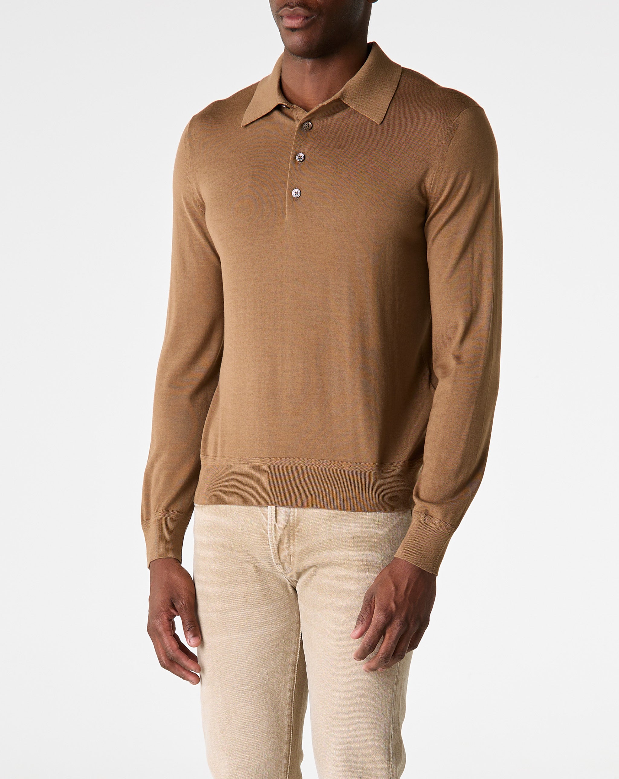 Fine Gauge L/S Polo