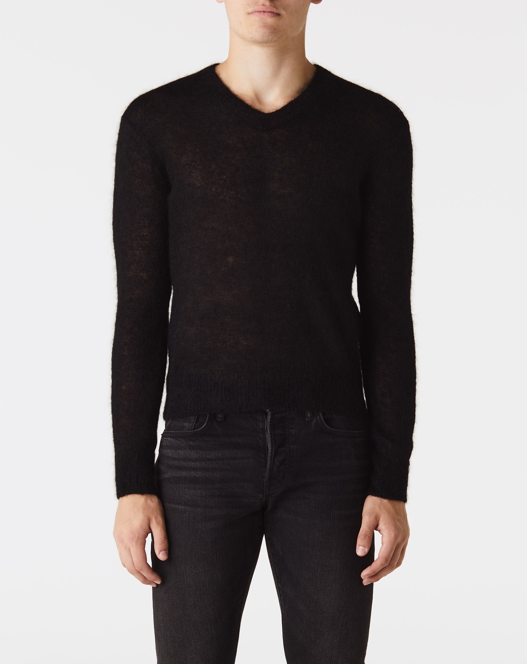 Mohair Blend V Neck